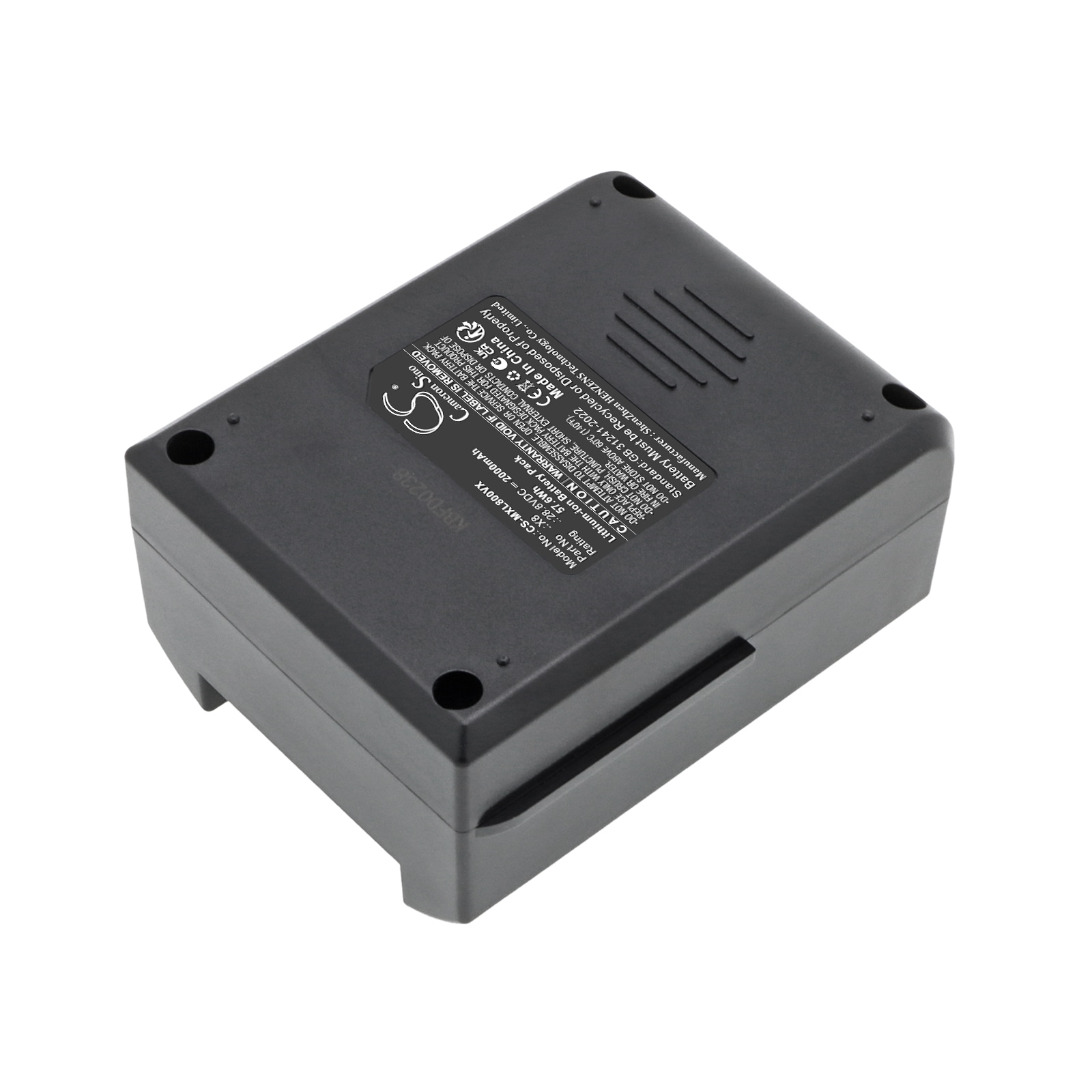Batteri till Vakuum för Moosoo X8, S20, X8 Pro