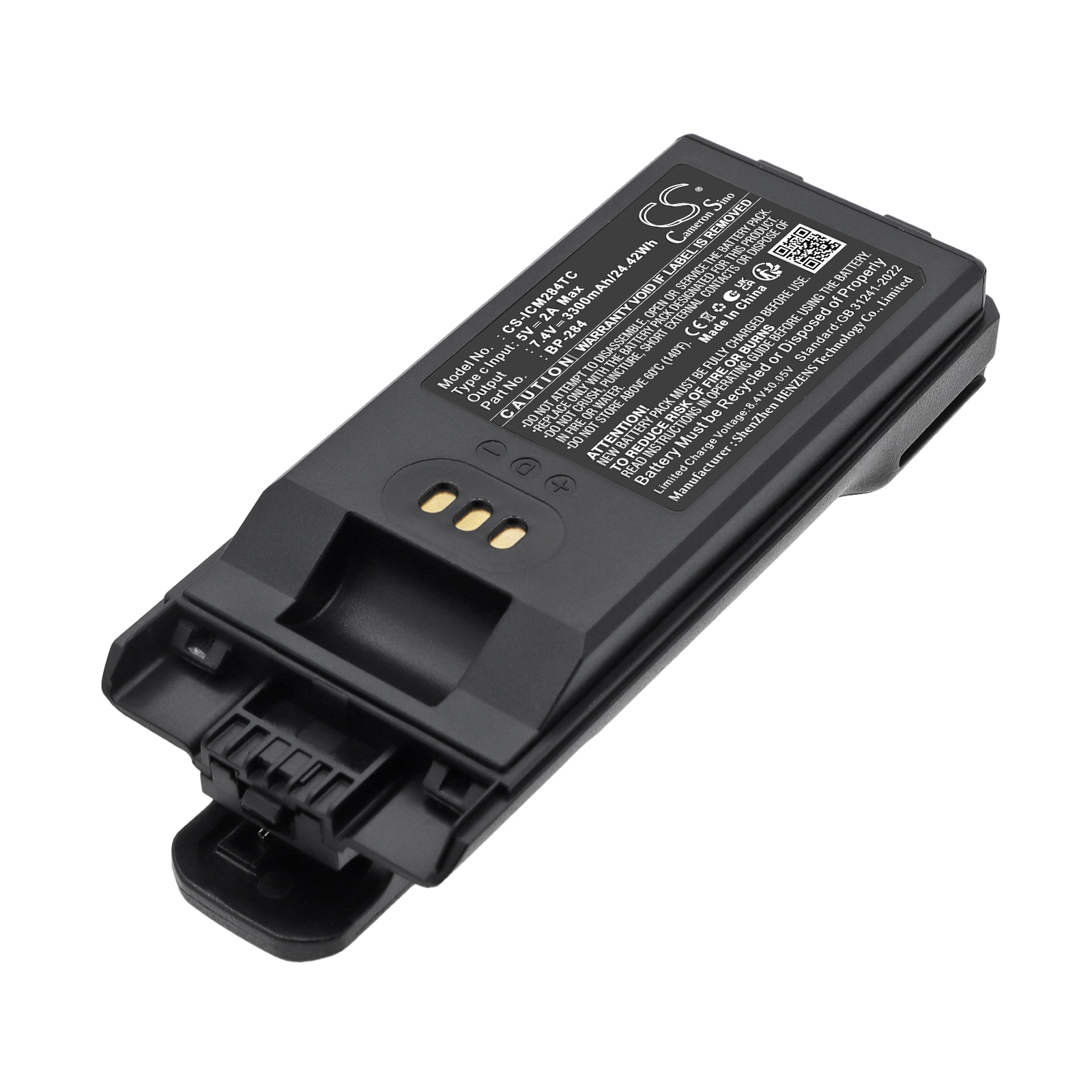 Batteri till Komradio för Icom IC-F3400, IC-F3400D, IC-F3400DP m.fl.