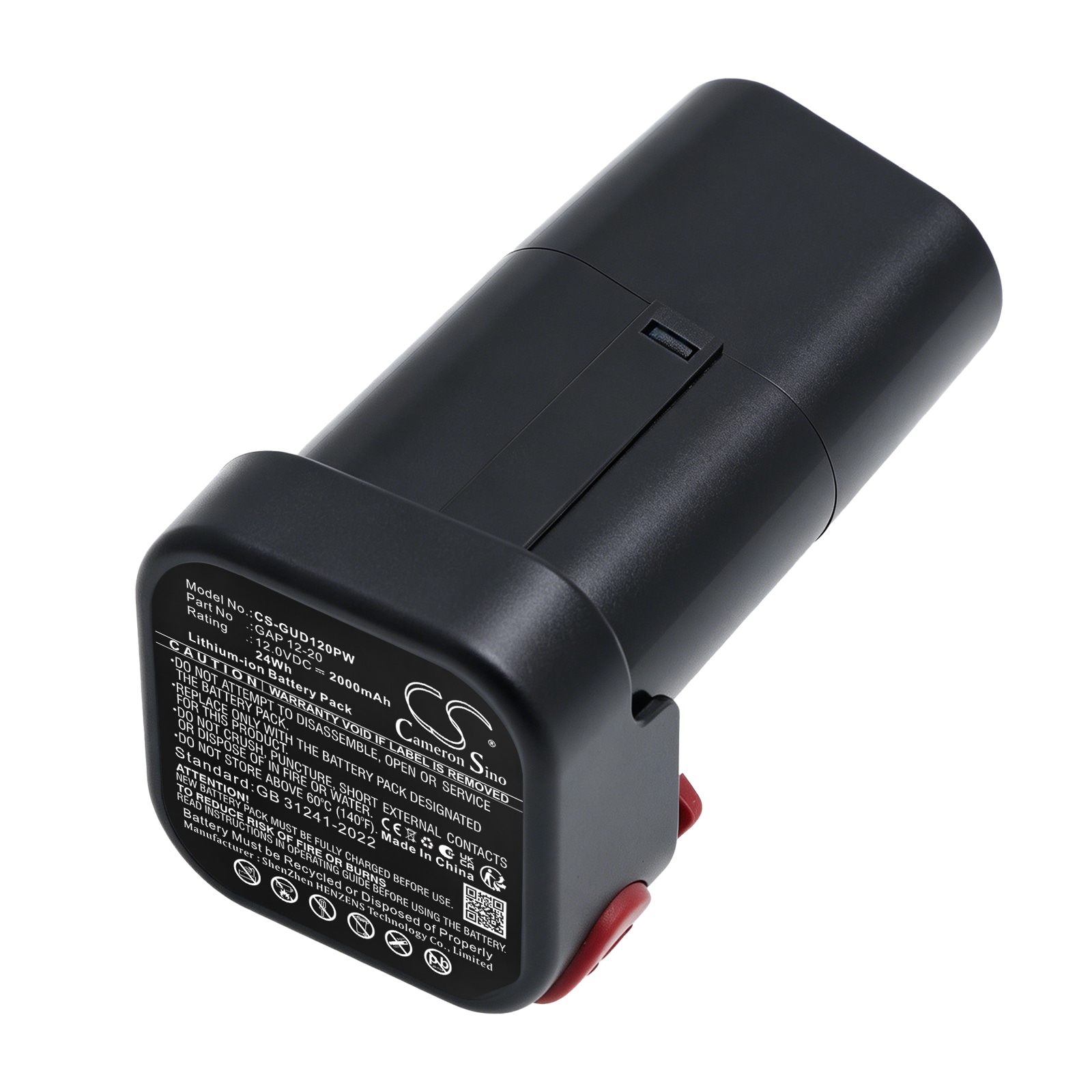 Batteri till Trädgårdsredskap för Gude RFP 12-201-04 Cordless Rainwater Recovery Pump