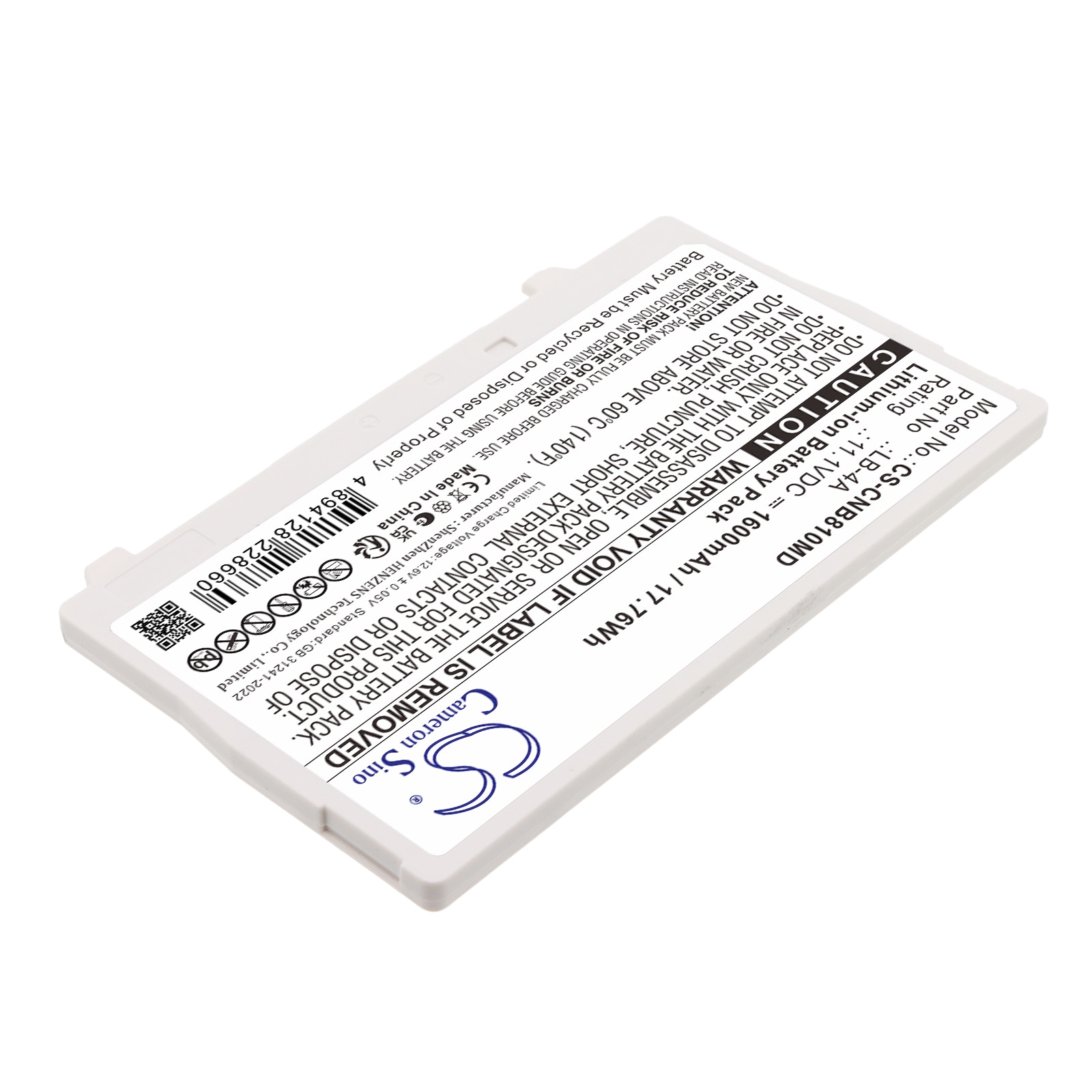 Batteri till Medicinsk för Canon AX-C4343W, CXDI-410C Wireless, CXDI-810C Wireless m.fl.