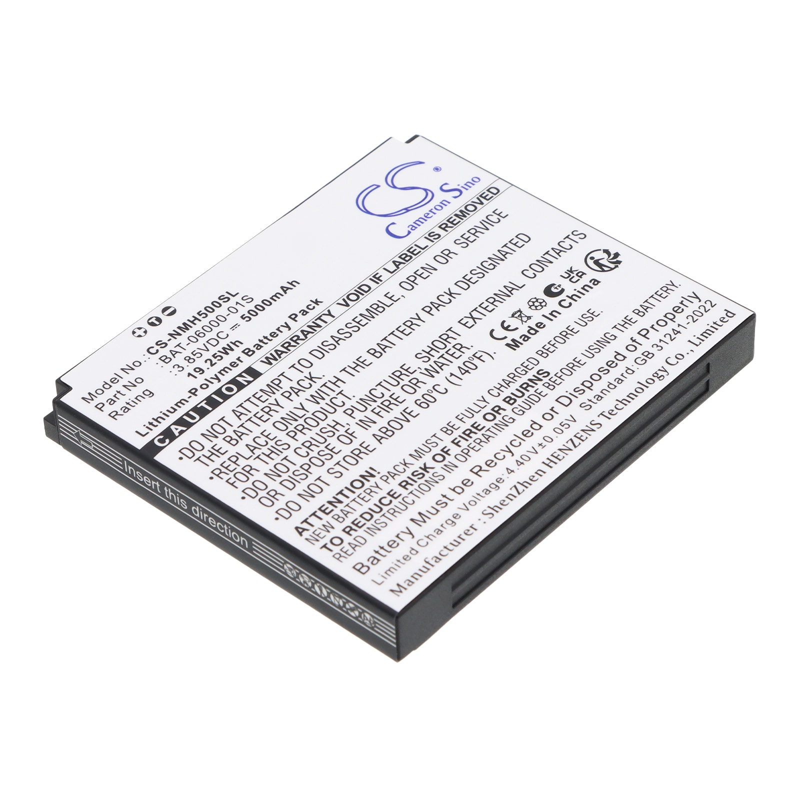 Batteri till Hotspot för Sonim  H705,  H700A, H500 5G m.fl.