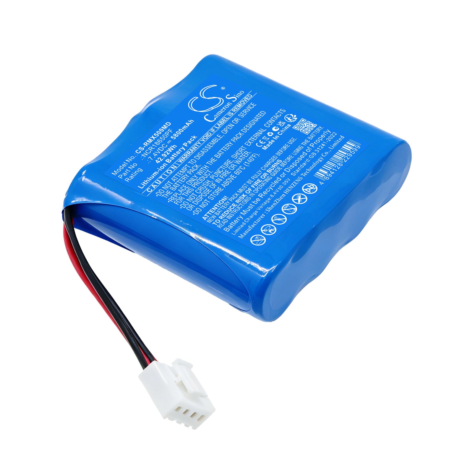 Batteri till Medicinsk för Rossmax V3, V5, V7