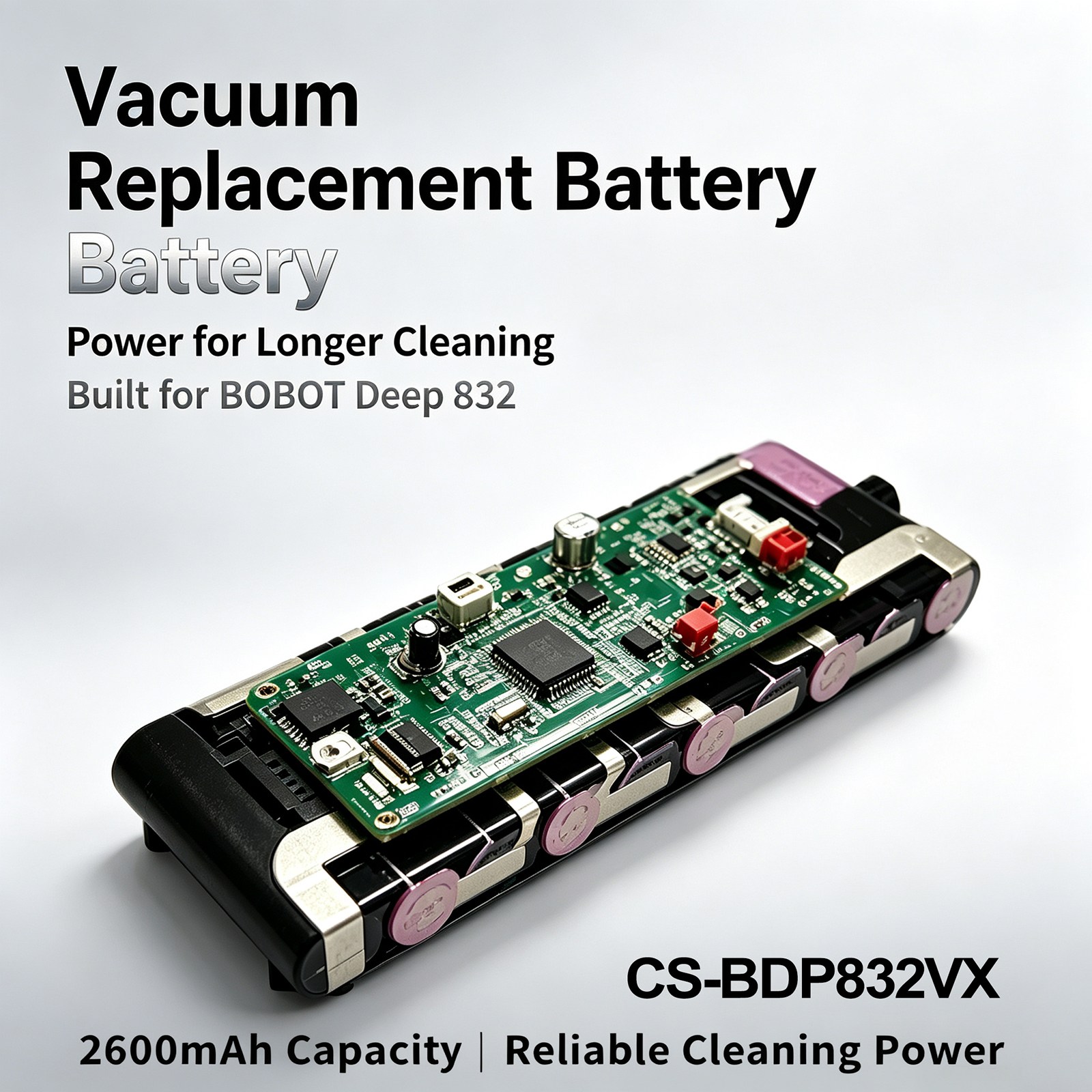 Batteri till Vakuum för BOBOT  Deep 841, Deep 832