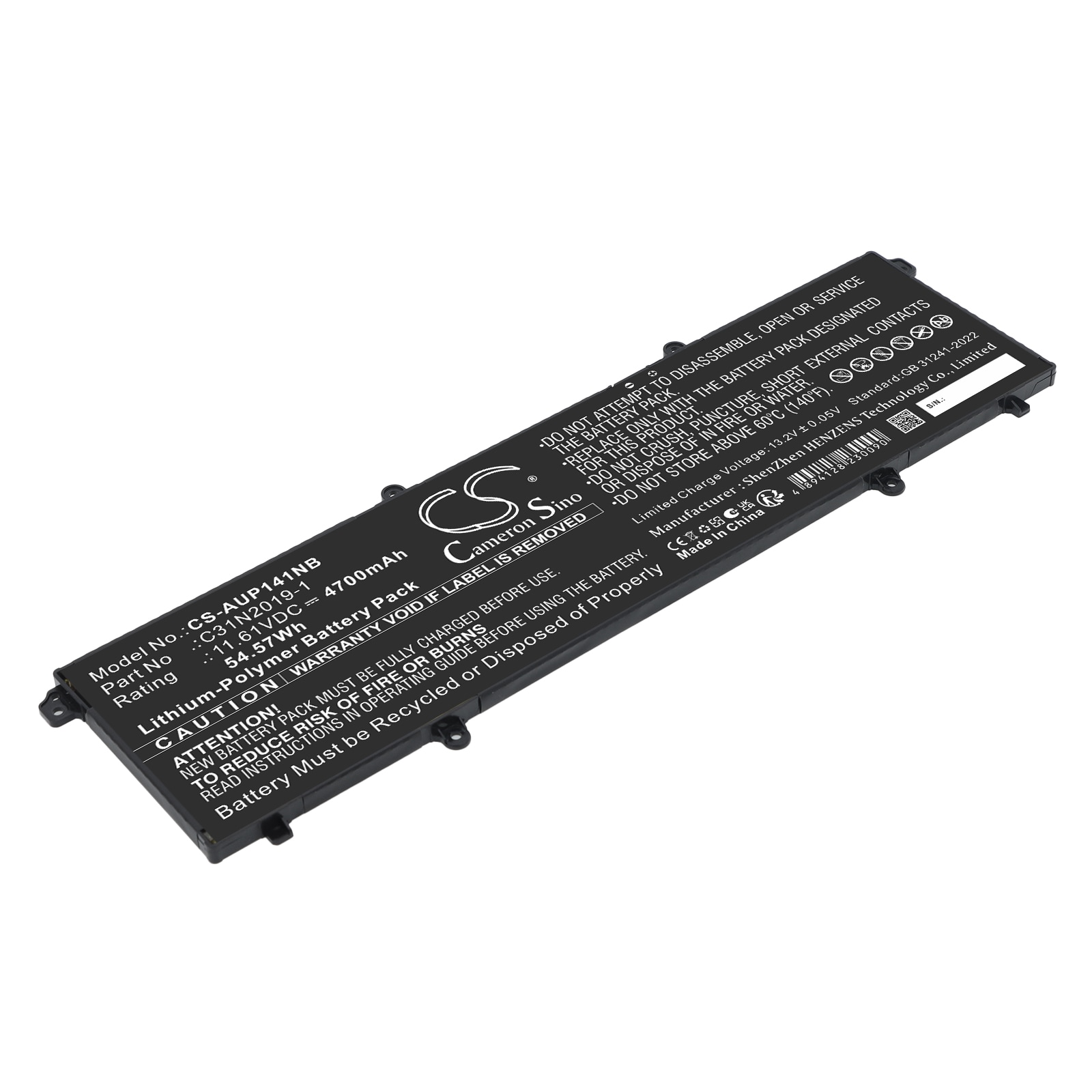 Batteri till Laptop, Bärbar dator för Asus K3400P,  K3400PA,  K3400PH m.fl.