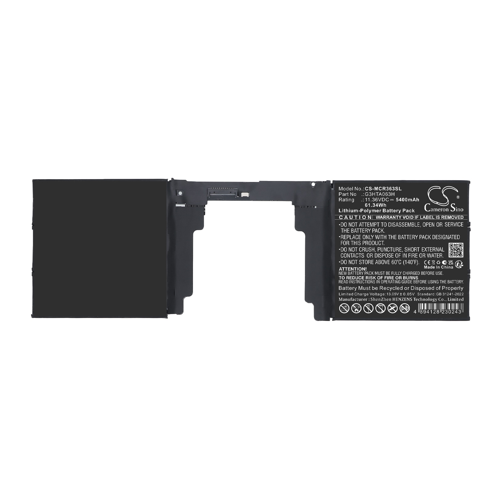 Batteri till Bärbar dator, laptop för Microsoft Surface Book 3 15 inch