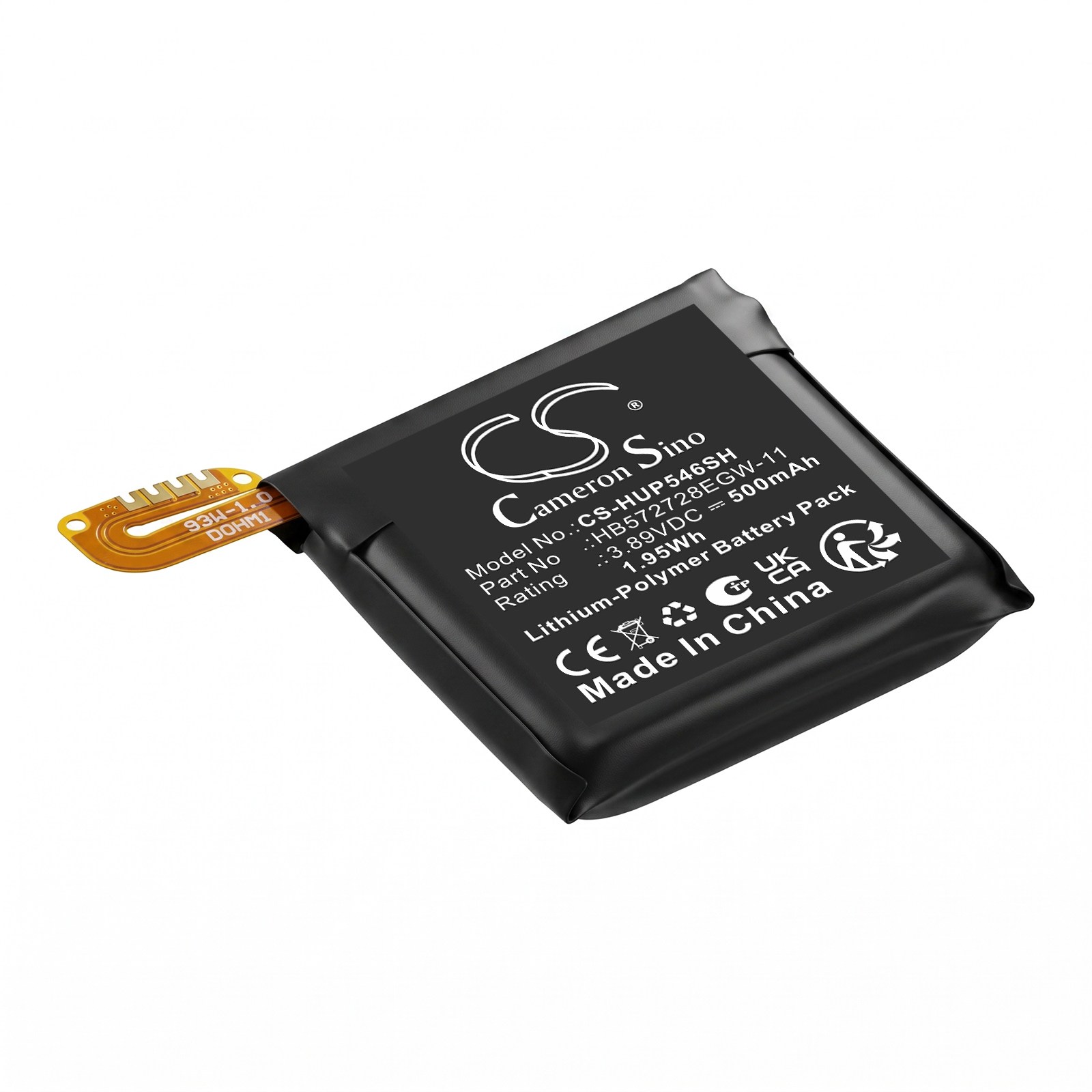 Batteri till Smartklocka för Huawei  VLI-B19, Watch GT5 46mm