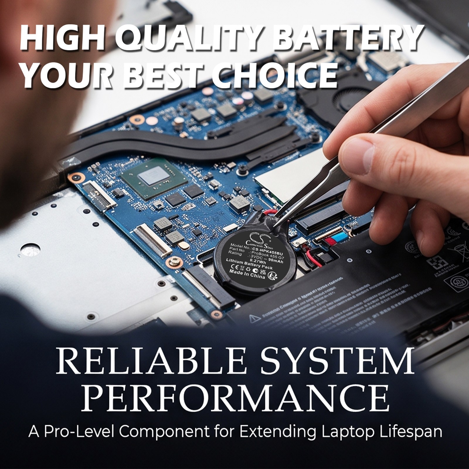 Batteri till CMOS / Säkerhetskopiering för HP Pavilion x360 14 Convertible