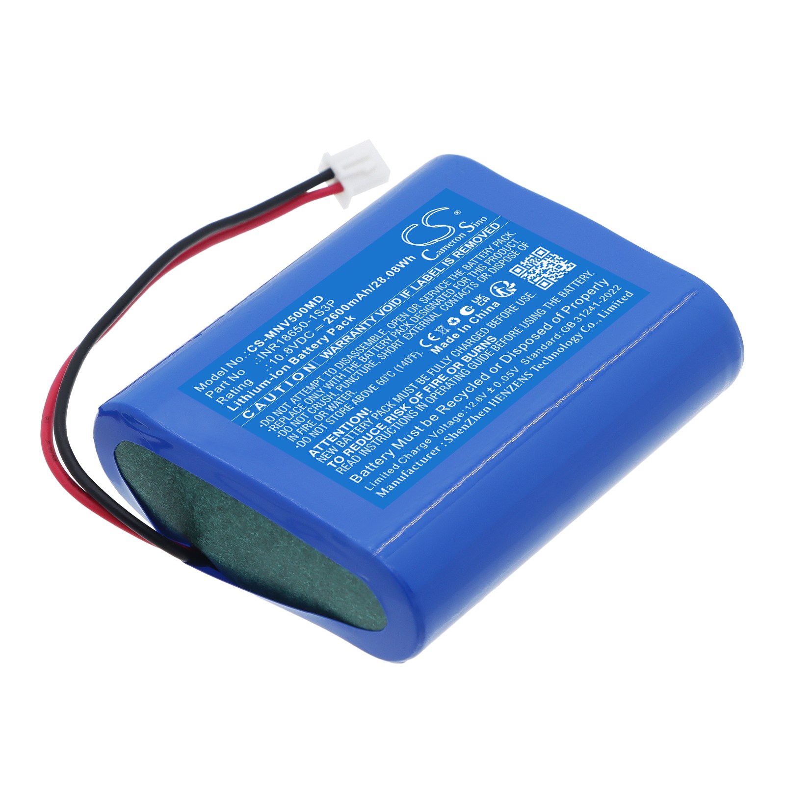 Batteri till Medicinsk för Medevo EN-V5