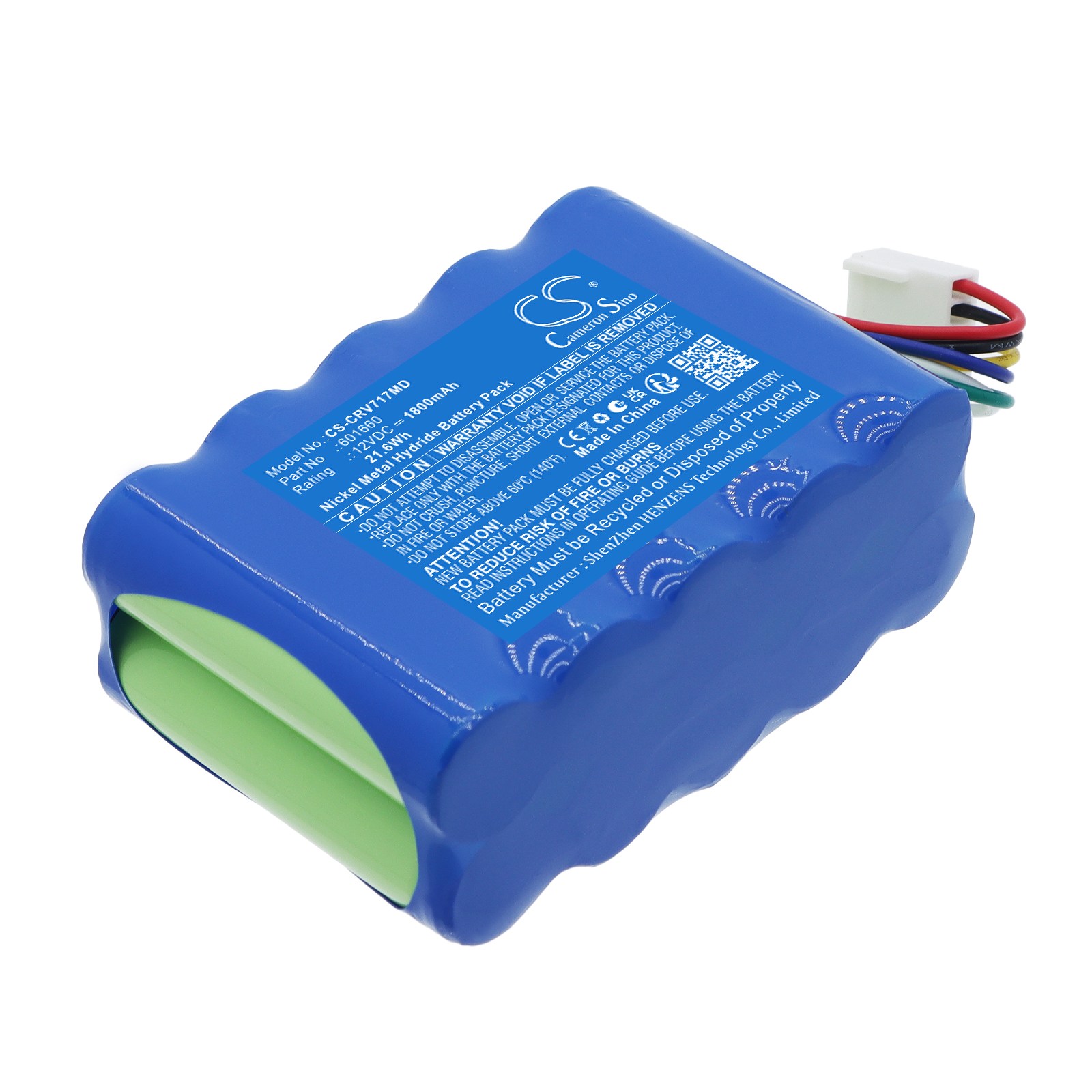 Batteri till Medicinsk för Codan A616S InCare, Argus infusion pump A717V