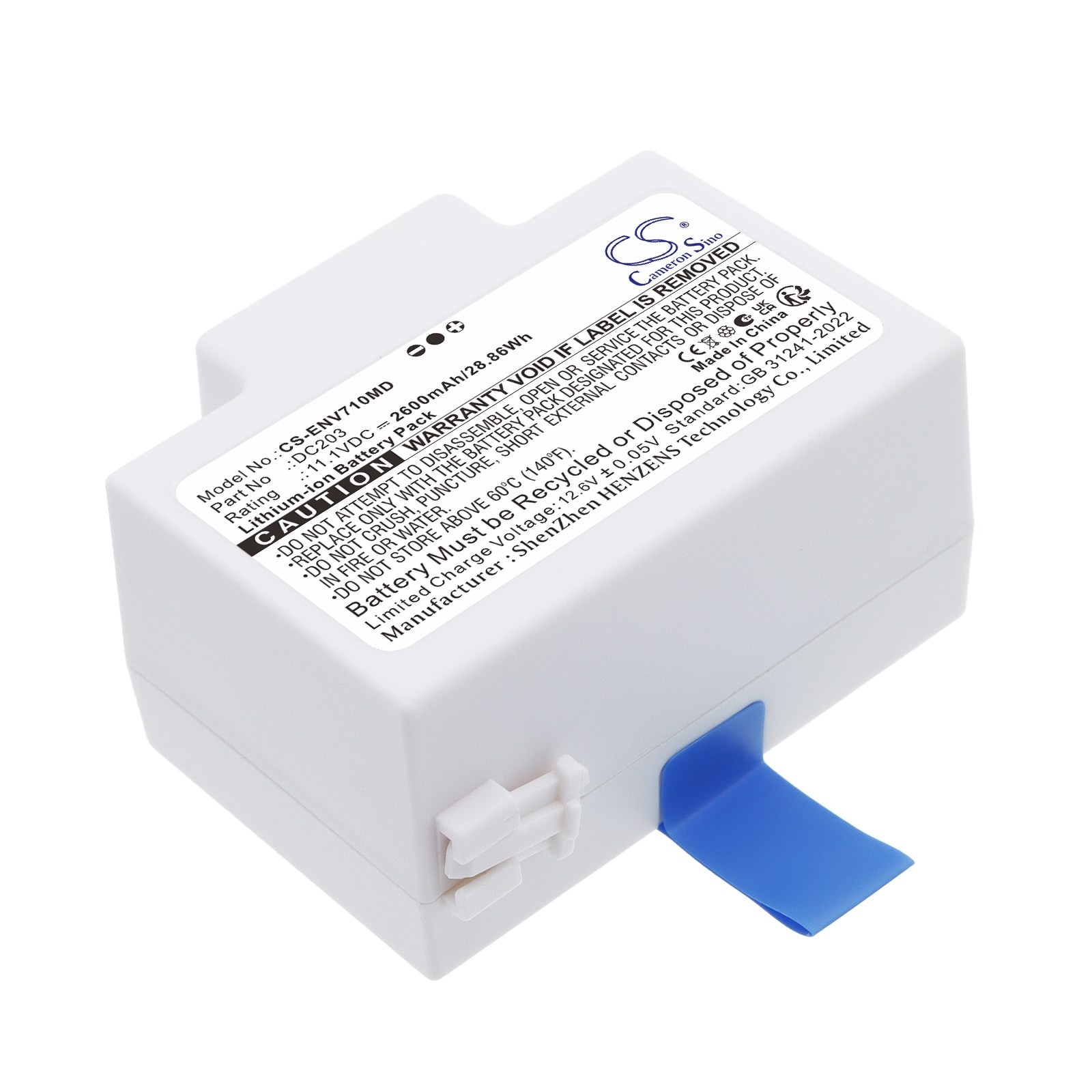 Batteri till Medicinsk för ENMIND EN-V7