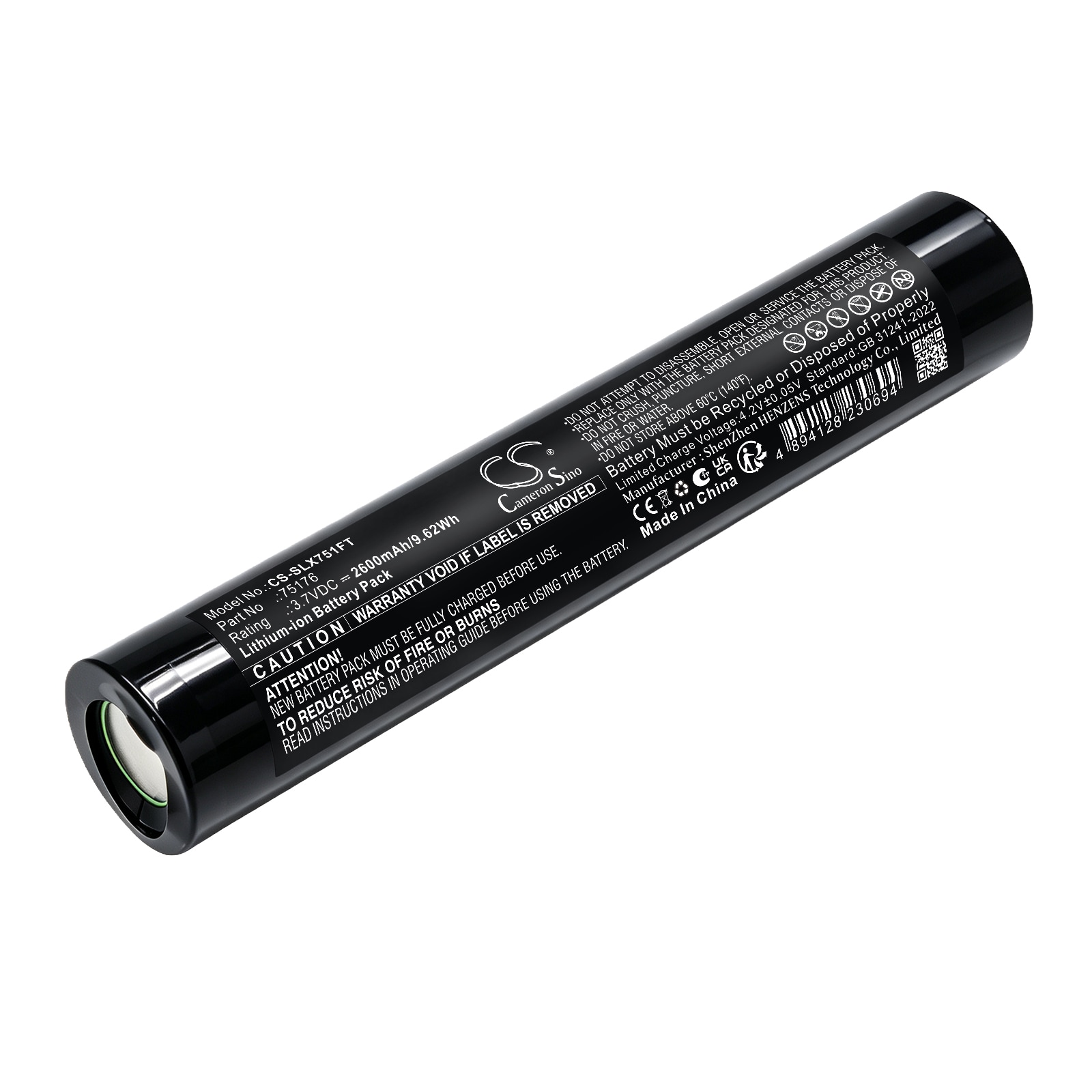 Batteri till Ficklampa för Streamlight Stinger LED