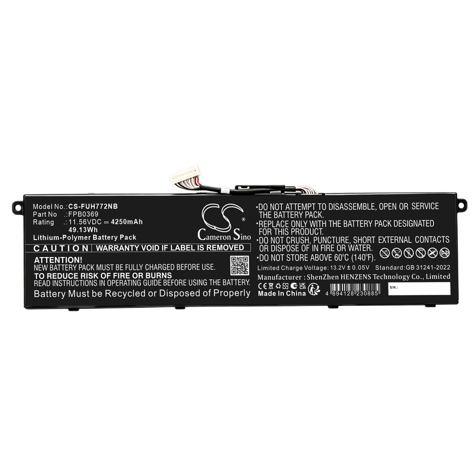 Batteri till Laptop, Bärbar dator för Fujitsu  FMVA50G2B,  FMVA50G2L,  FMVA50G2S m.fl.