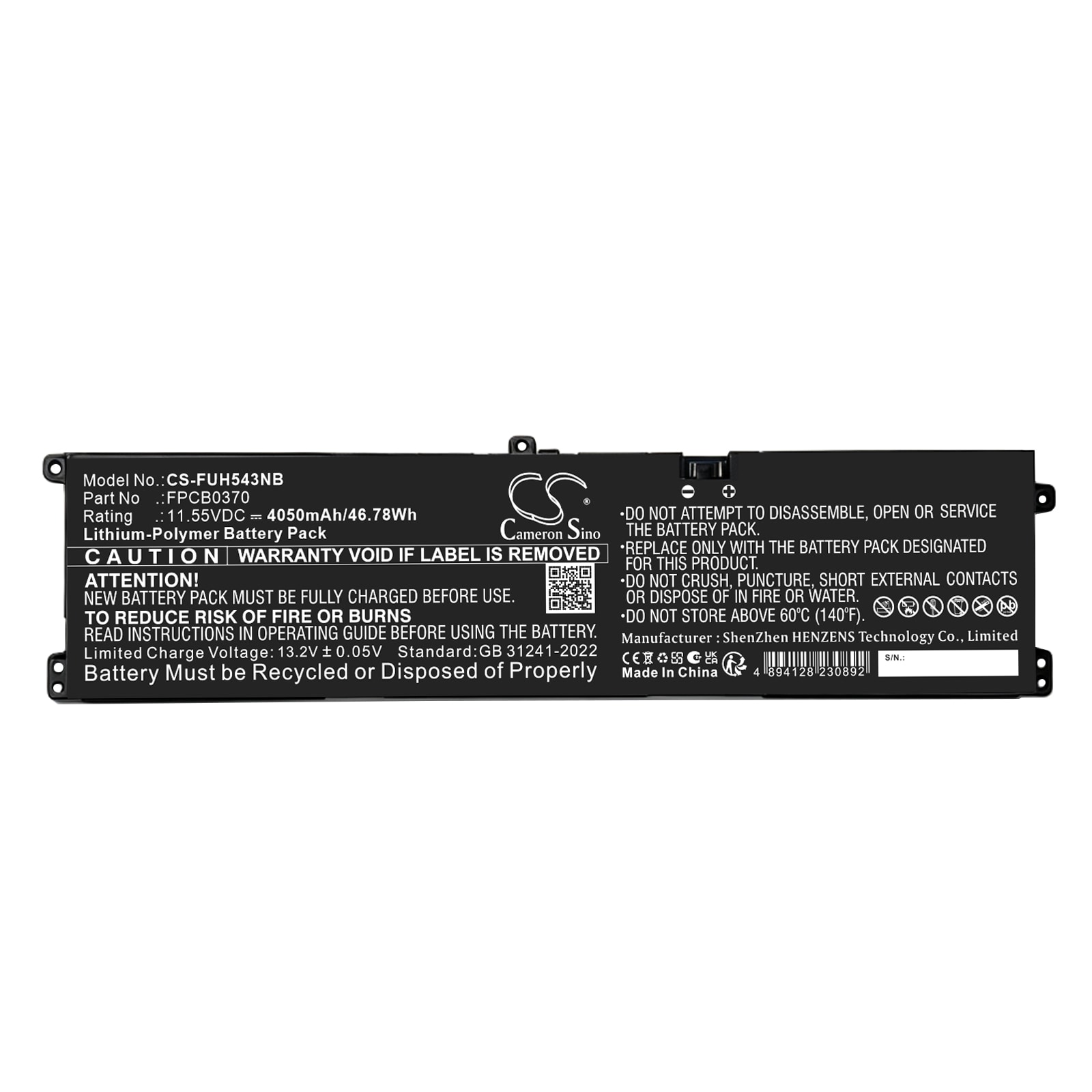Batteri till Bärbar dator, laptop för Fujitsu  A3512,  Eichfeld 47 m.fl.