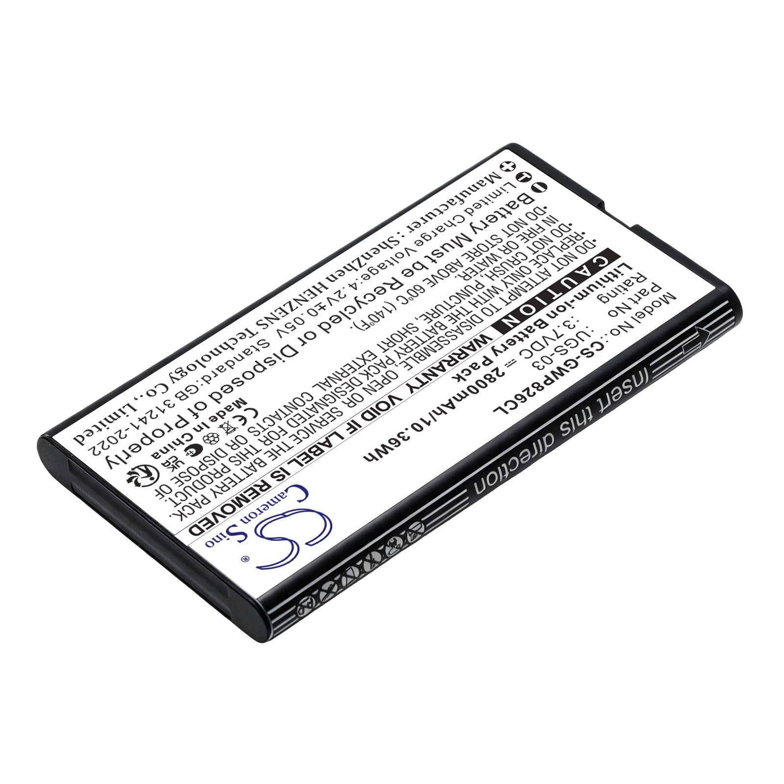 Batteri till Trådlös telefon för Grandstream  WP836, WP826