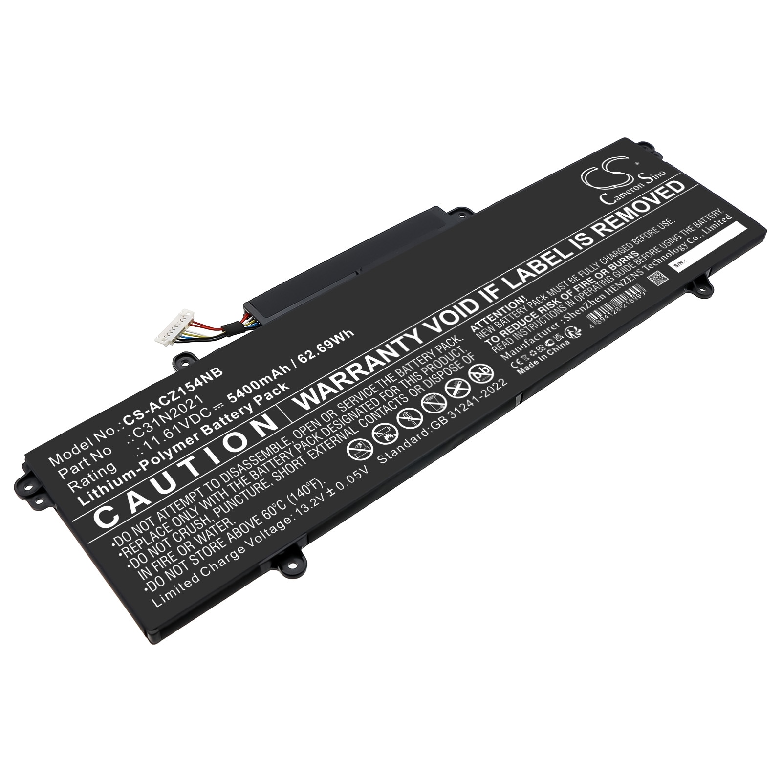 Batteri till Bärbar dator, laptop för Asus ZENBOOK 14X OLED UX5401EA-KN511TS m.fl.