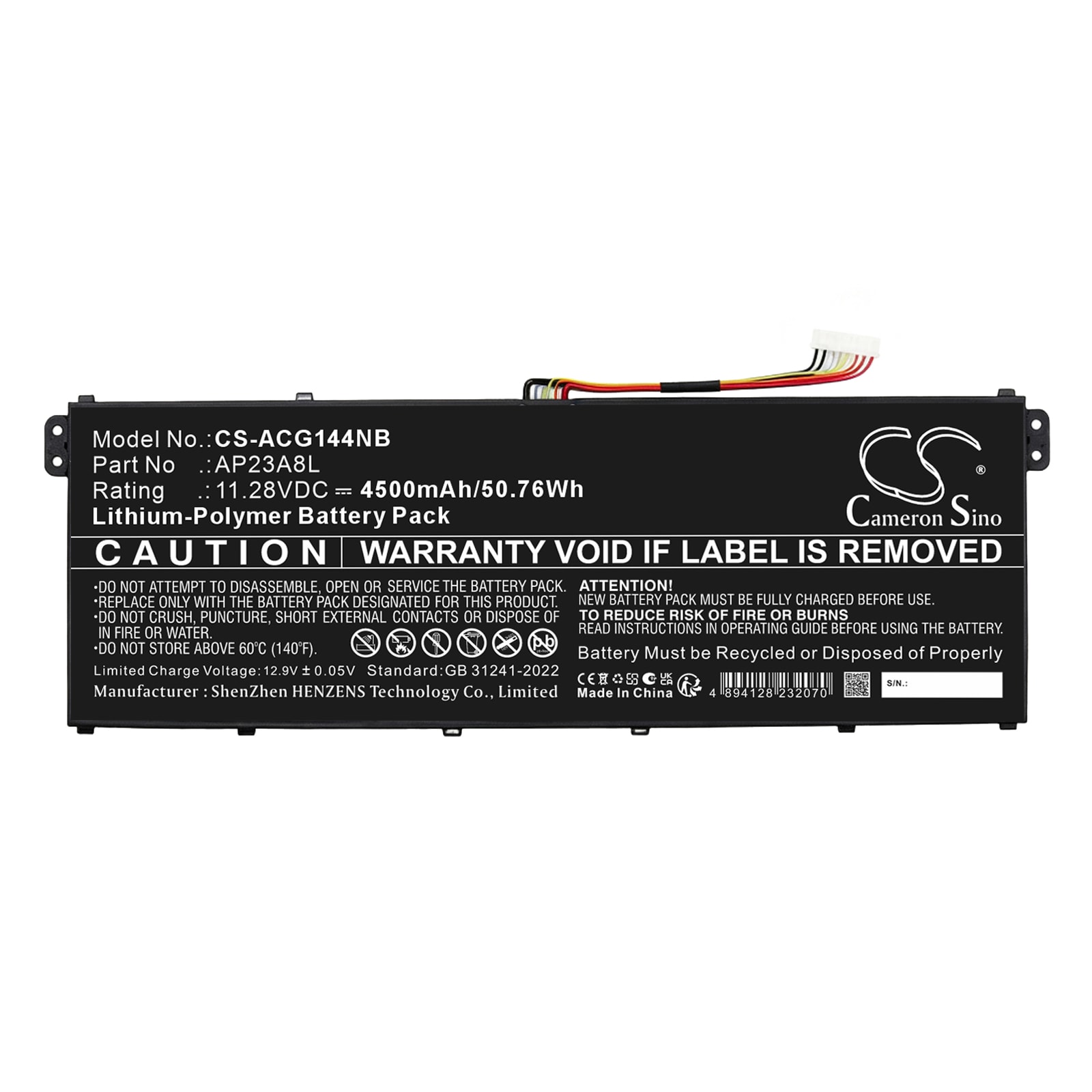 Batteri till Laptop, Bärbar dator för Acer Swift Go 14 SFG14-63-R9V6,  PA14-51M m.fl.