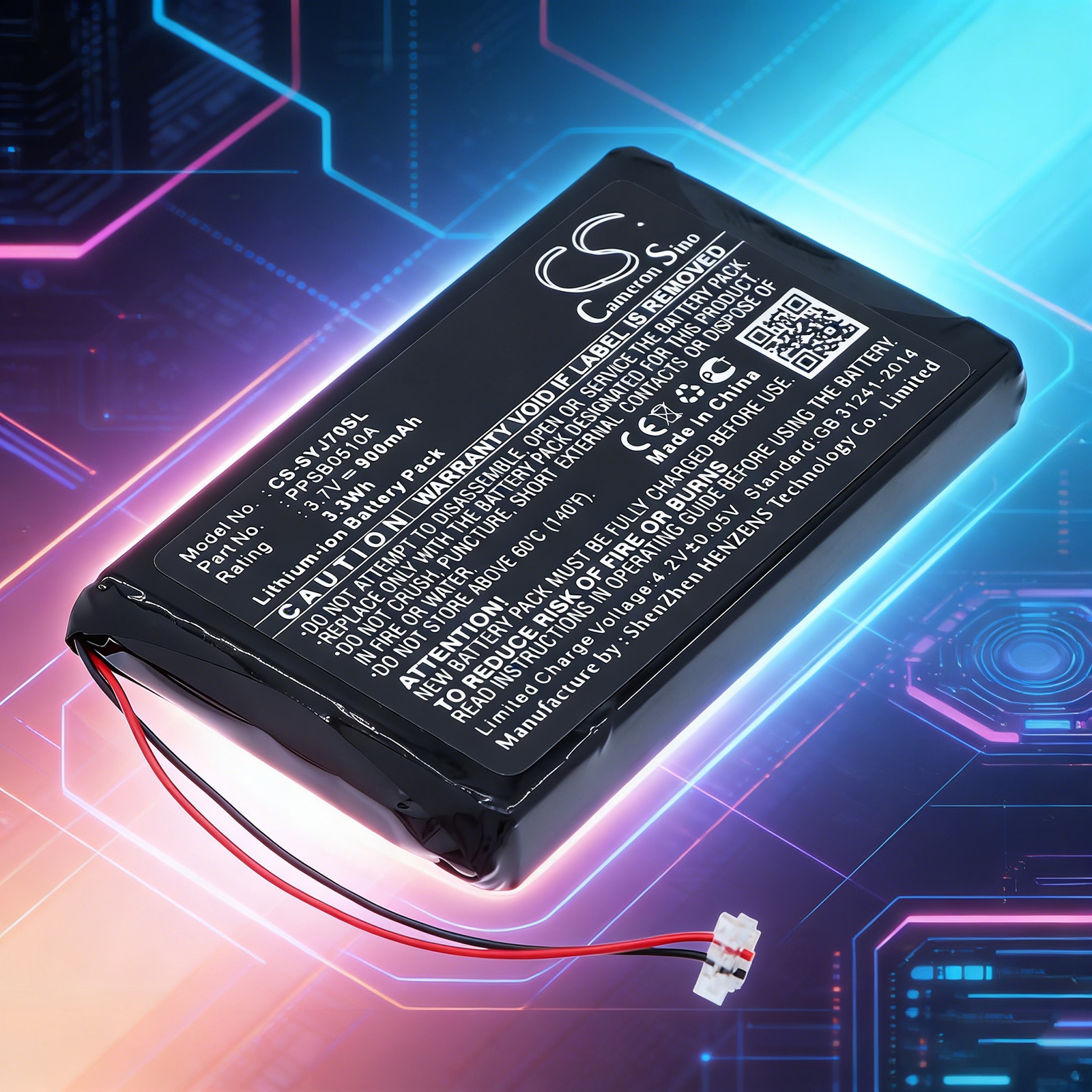 Batteri till Mediaspelare för Samsung YH-J70, YH-J70JLB, YH-J70JLW m.fl.