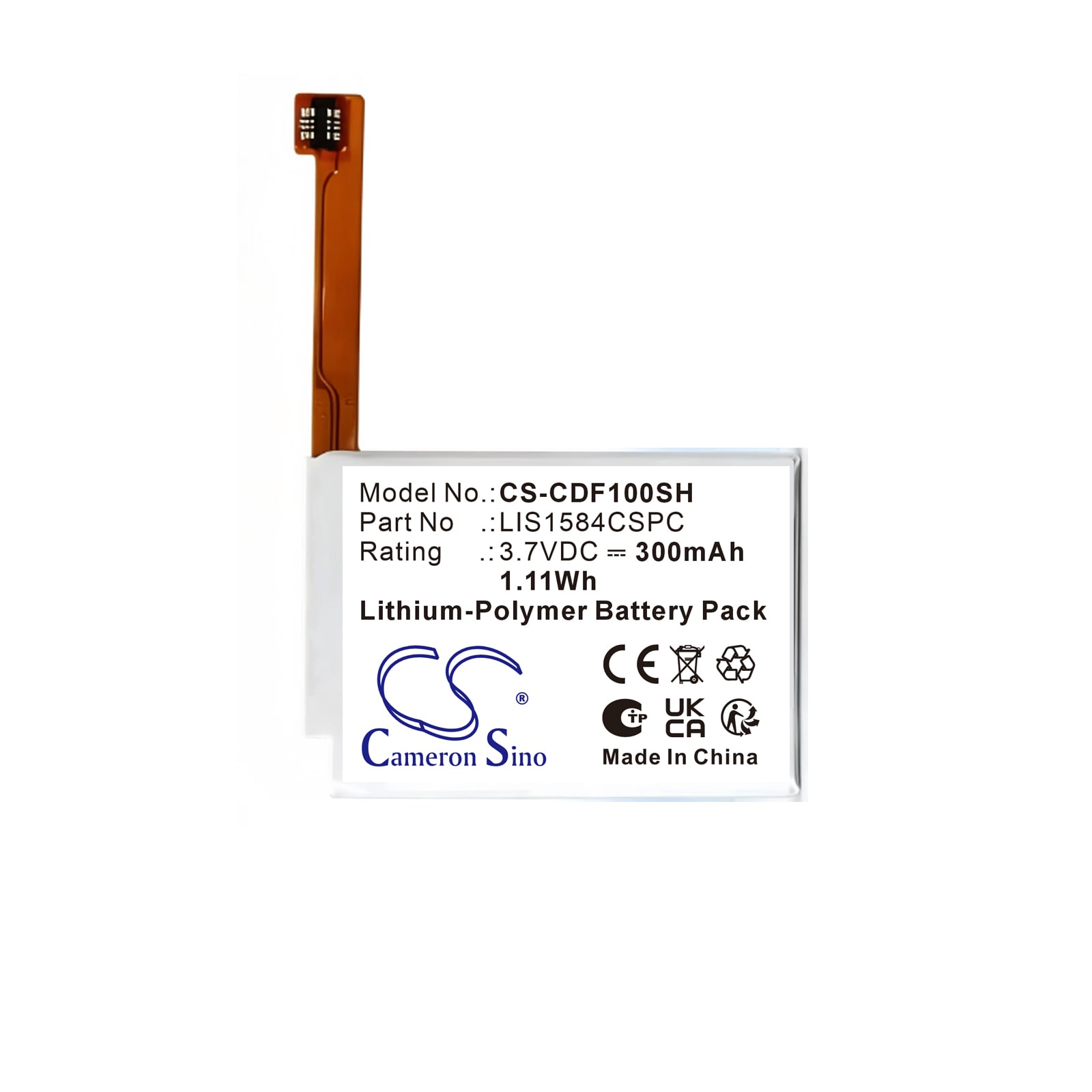 Batteri till Smartklocka för Casio WSD-F10, WSD-F20, WSD-F21 m.fl.