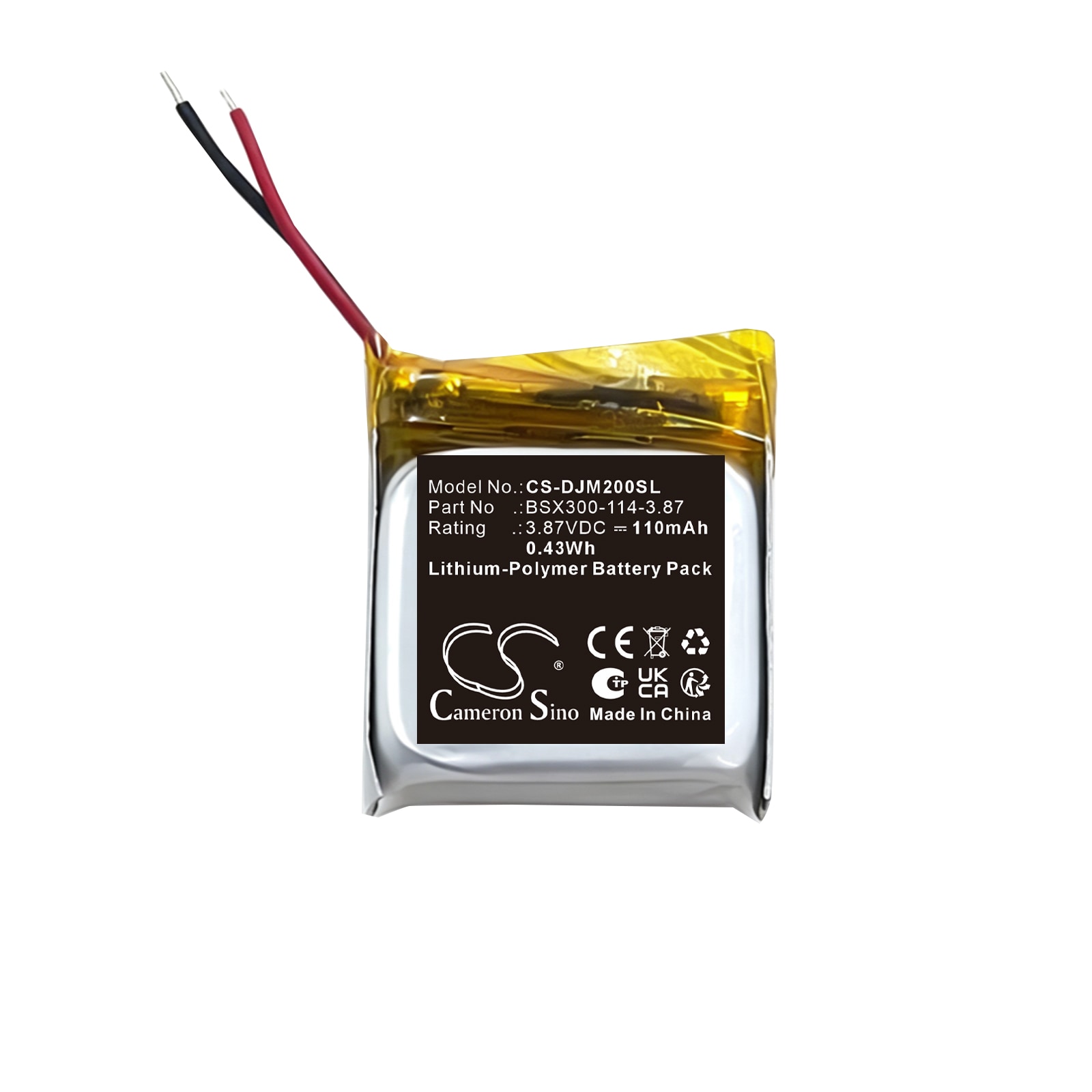 Batteri till Mikrofon för DJI Mic Mini