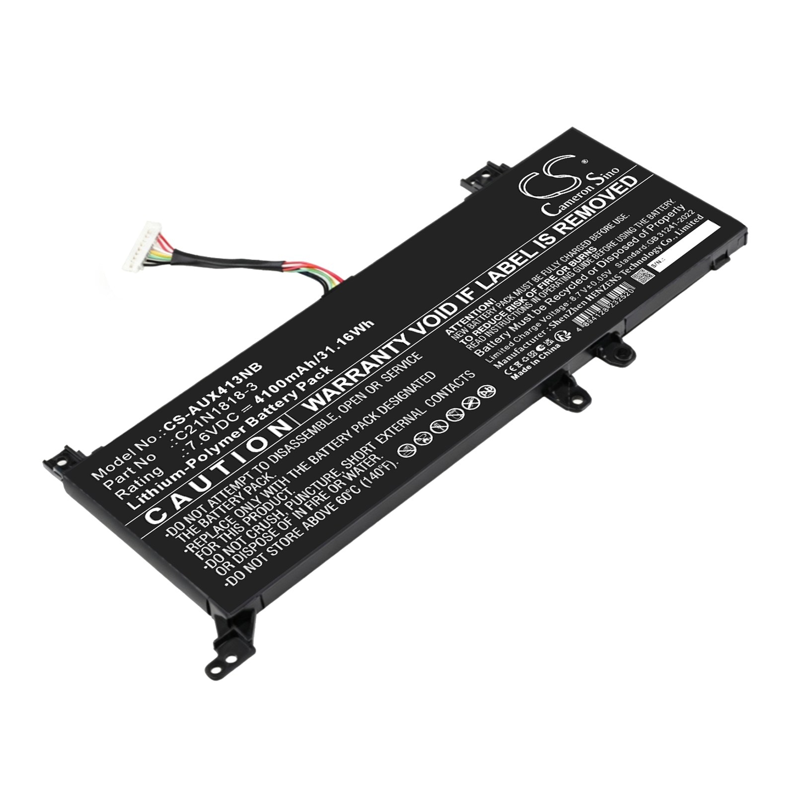 Batteri till Laptop, Bärbar dator för Asus VivoBook D409, F409, M409 m.fl.