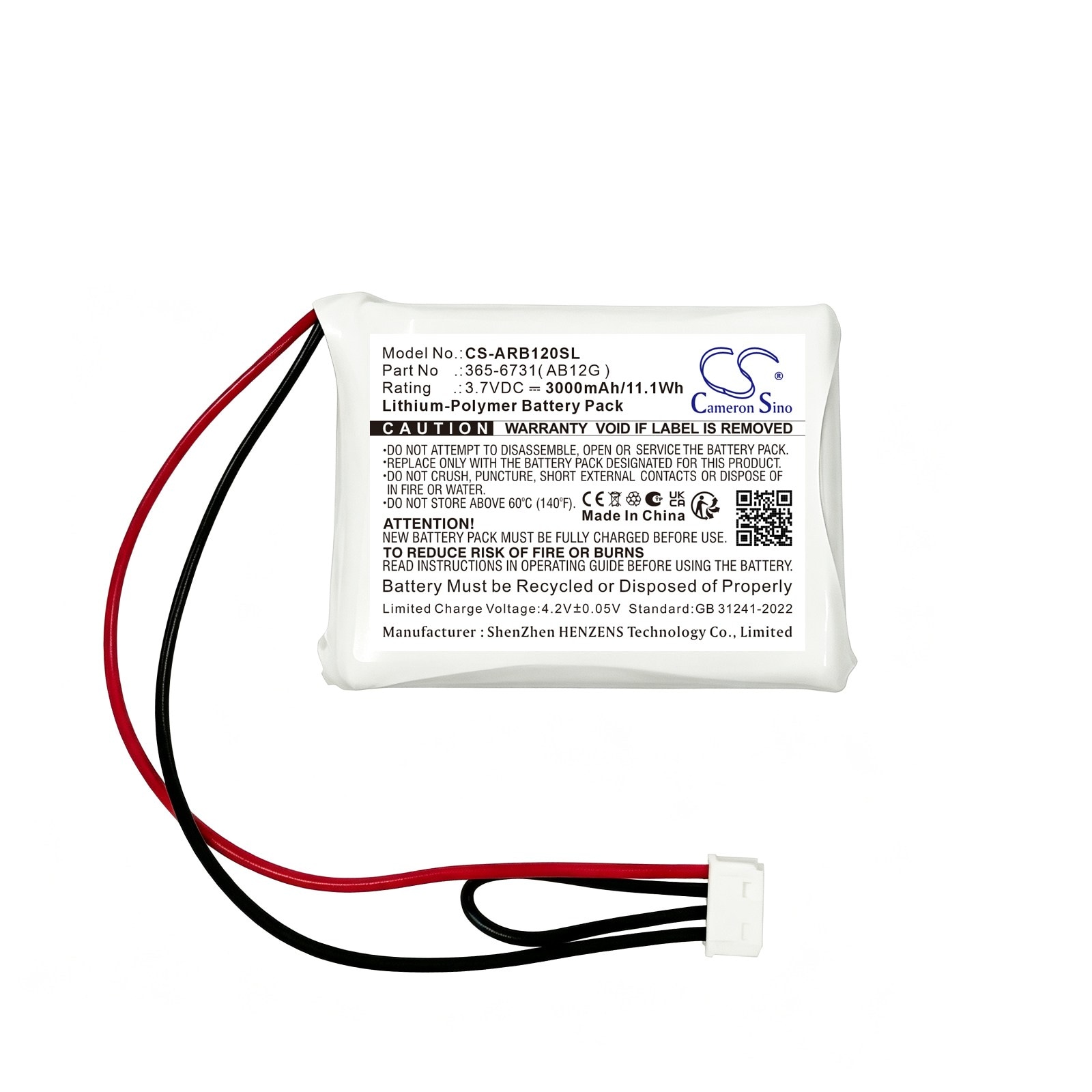 Batteri till PLC för ABB 365-6731( AB12G )