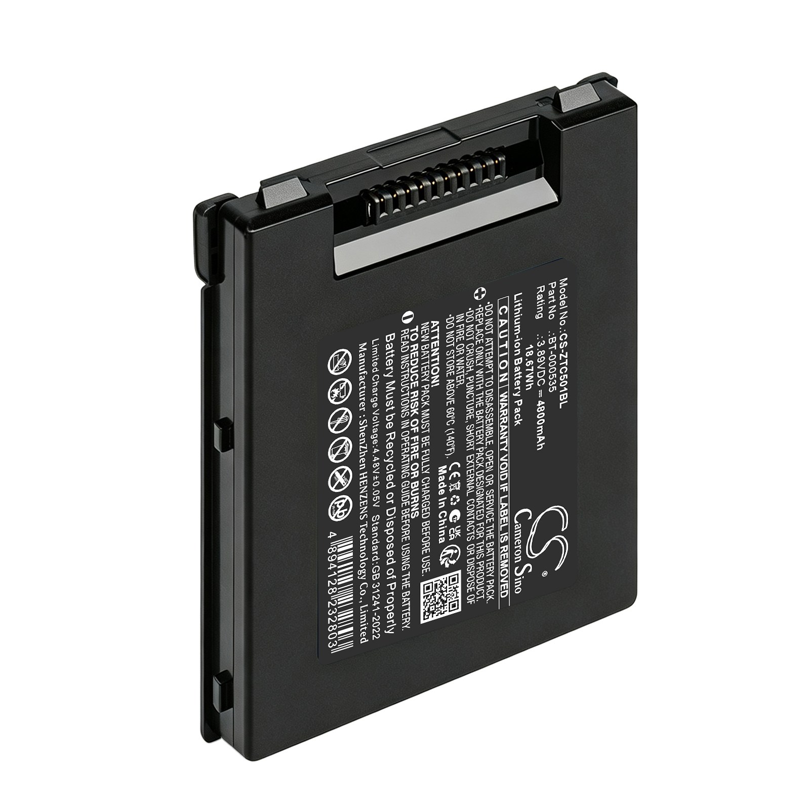 Batteri till Streckkodsläsare för Zebra TC501, TC501G, TC701 m.fl.