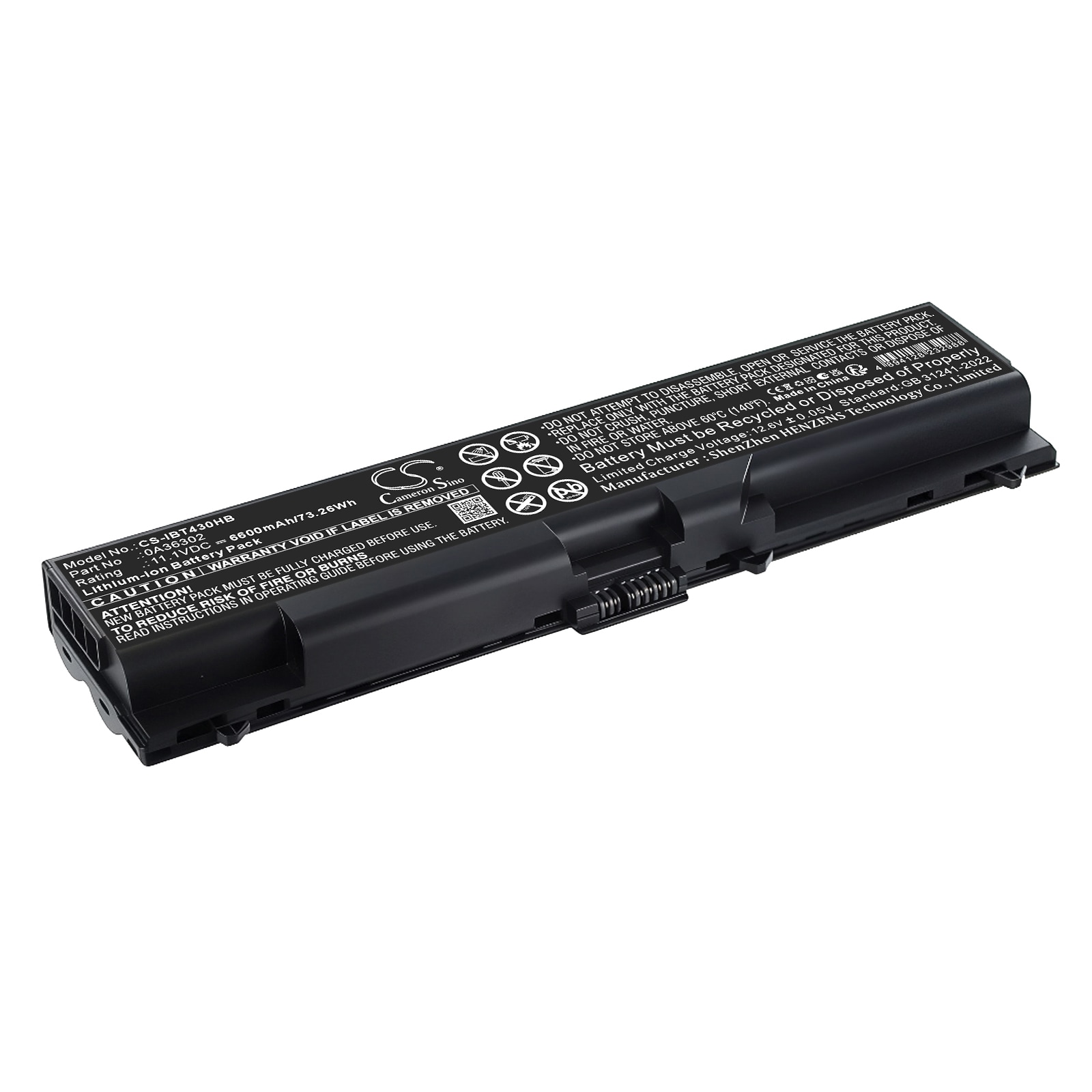 Batteri till Laptop, Bärbar dator för Lenovo T420, L430, L530 m.fl.