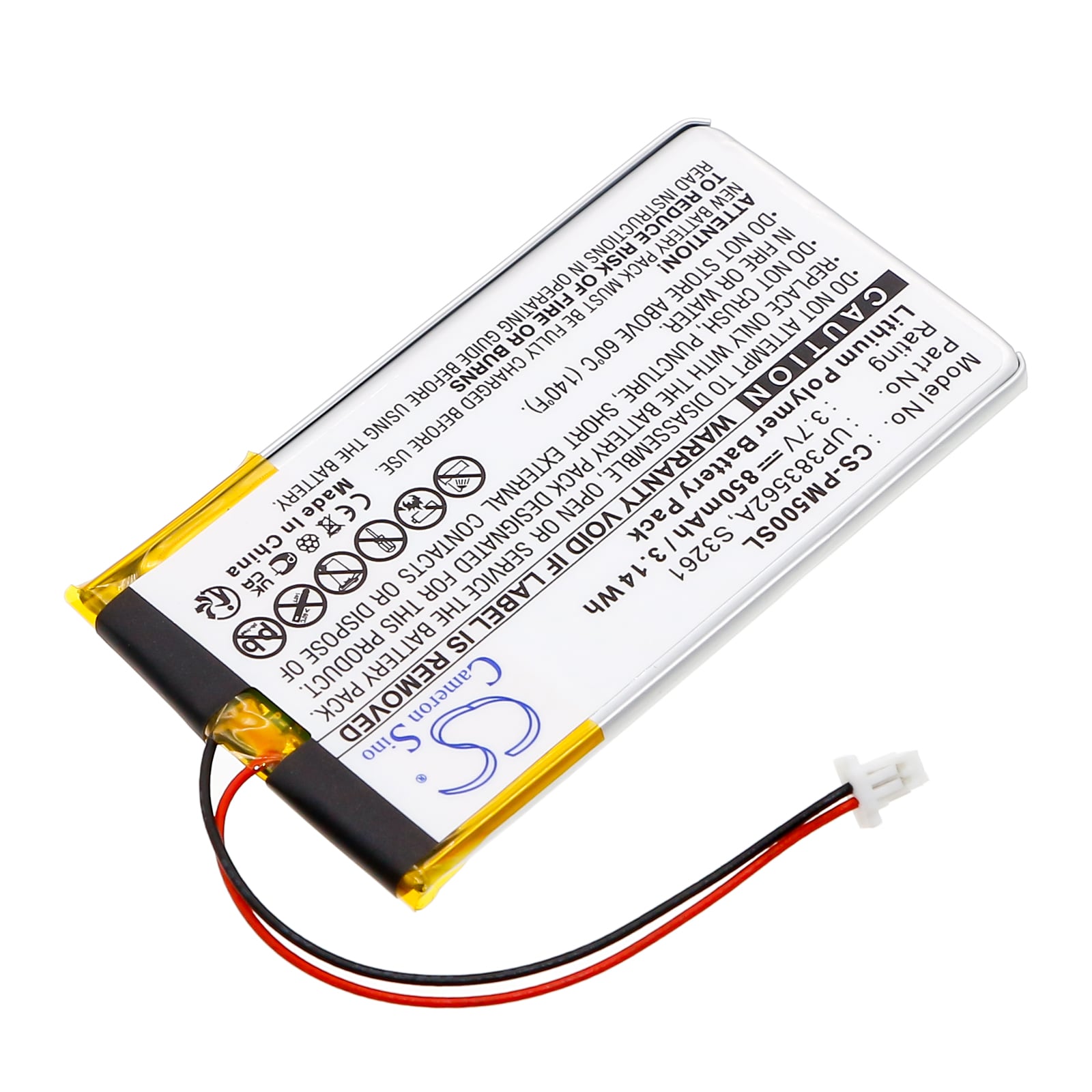 Batteri till Pocket PC, PDA för IBM WorkPad 8602-10U, WorkPad c500