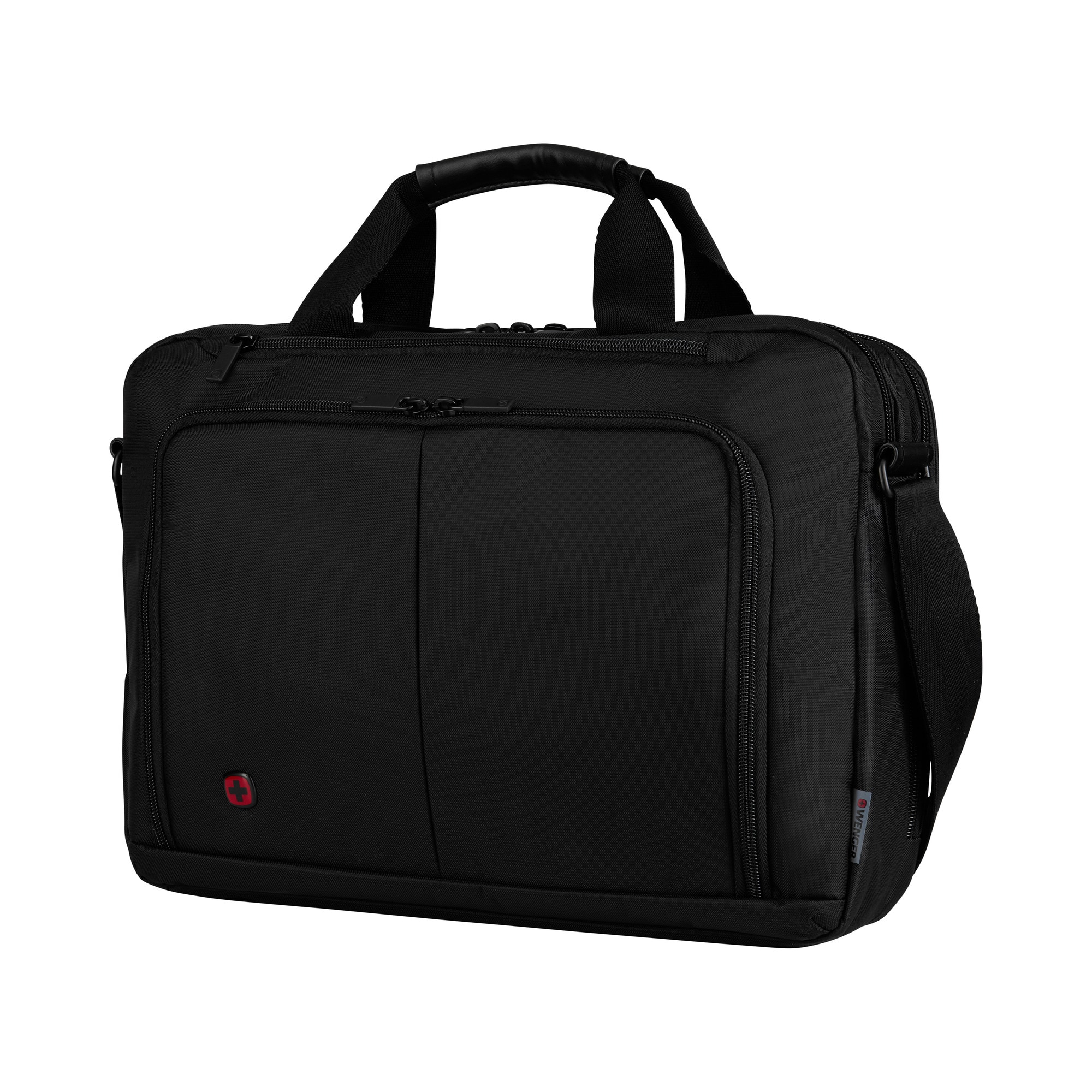 Wenger Source laptopväska för 16-tums laptop med tabletfack – svart