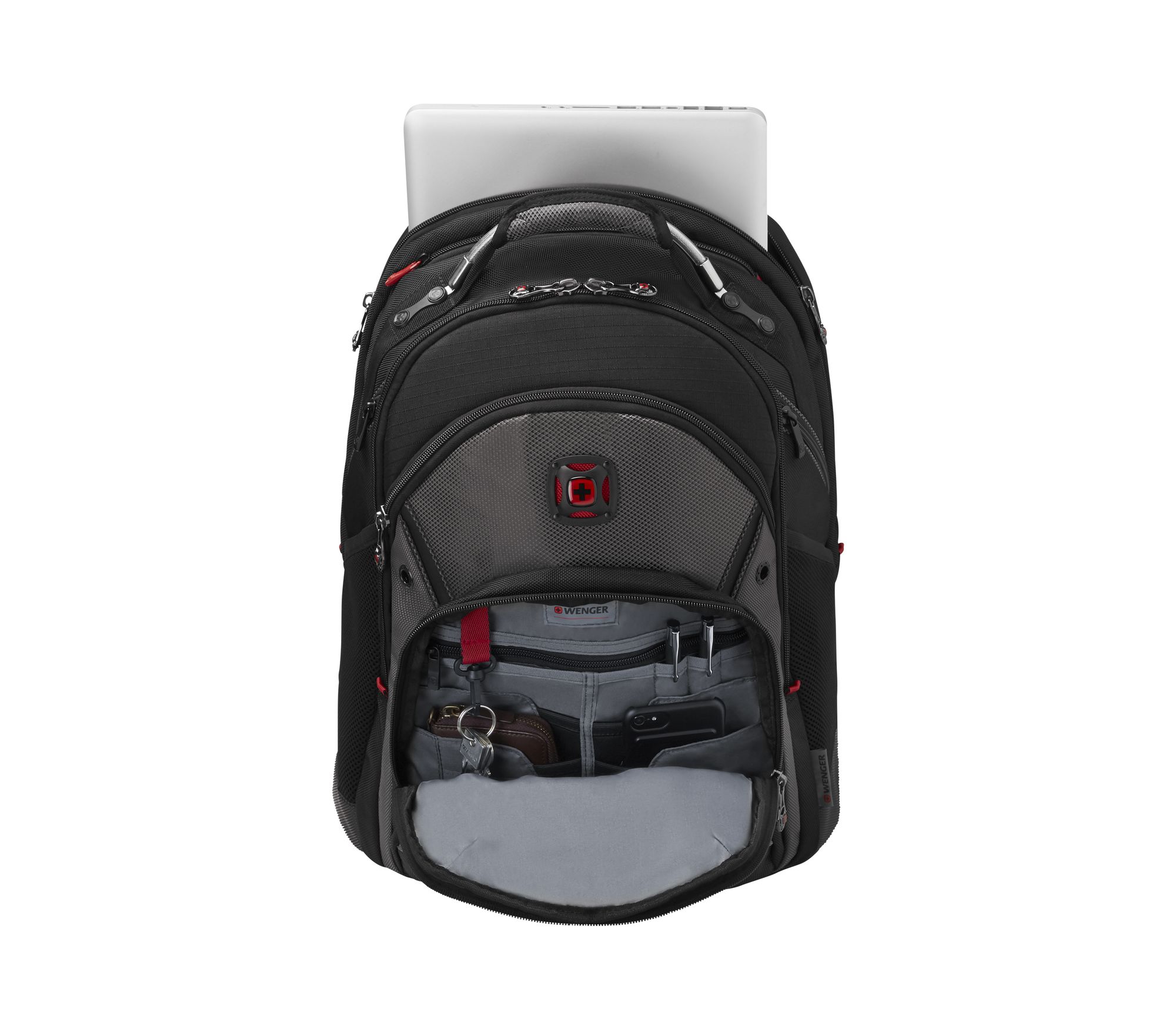 Wenger Synergy laptopryggsäck för 16-tums laptop med tablet-fack – svart