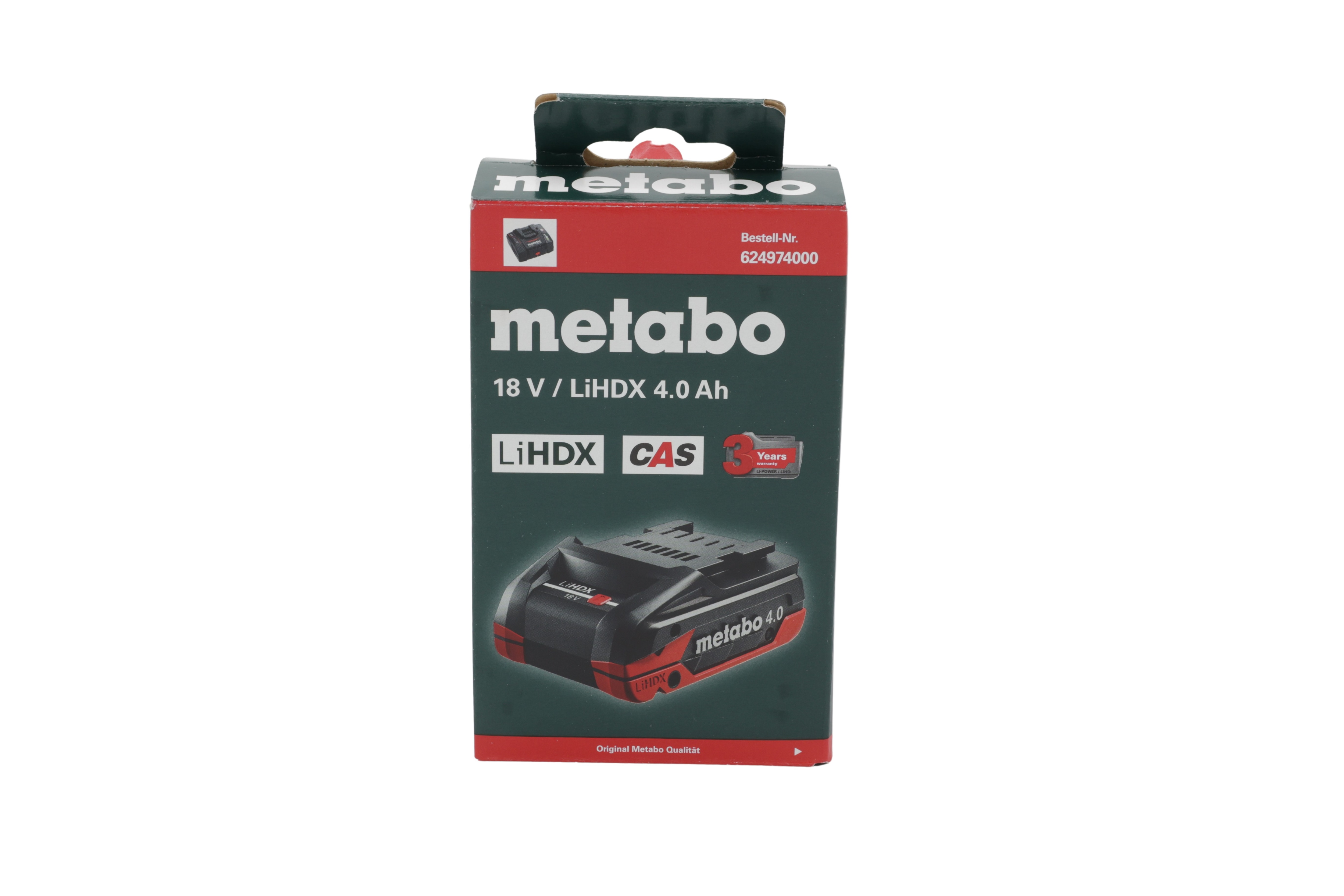 0 Ah, Metabo 624974000 LiHDX Akku 18 V 4
