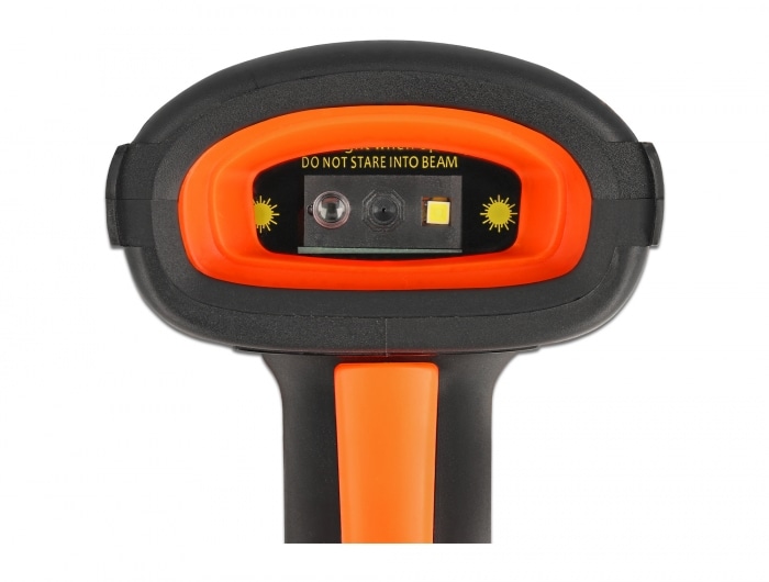 Delock industriell streckkodsläsare 1D/2D för 2, 4 GHz eller Bluetooth