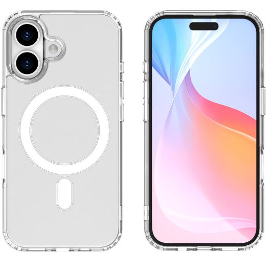 4smarts 360 Premium Protection Set för Apple iPhone 16, MagSafe-kompatibel