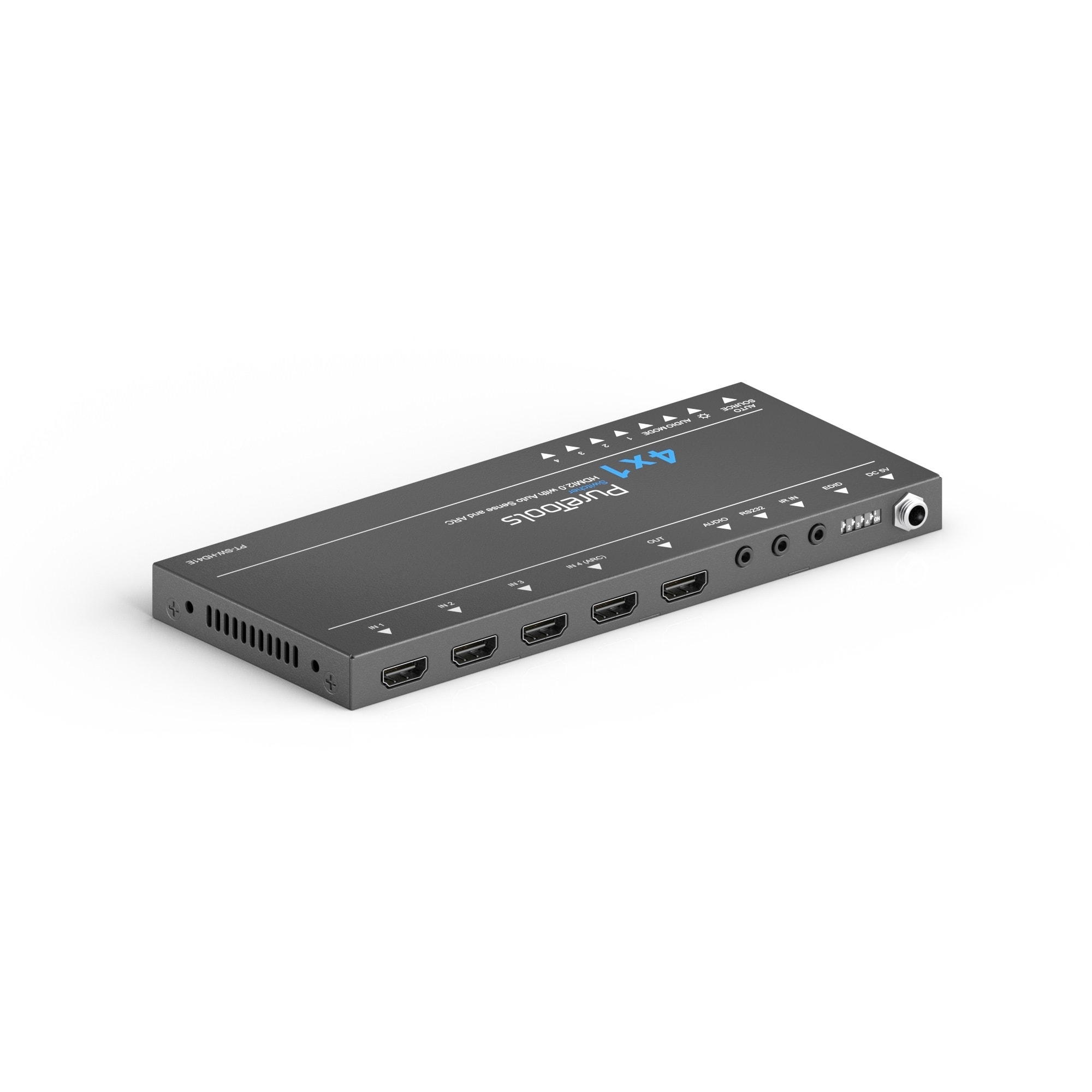 PureLink PureTools – 4x1 HDMI-switch 4K (60 Hz 4:4:4) med ljudextraktion och ARC