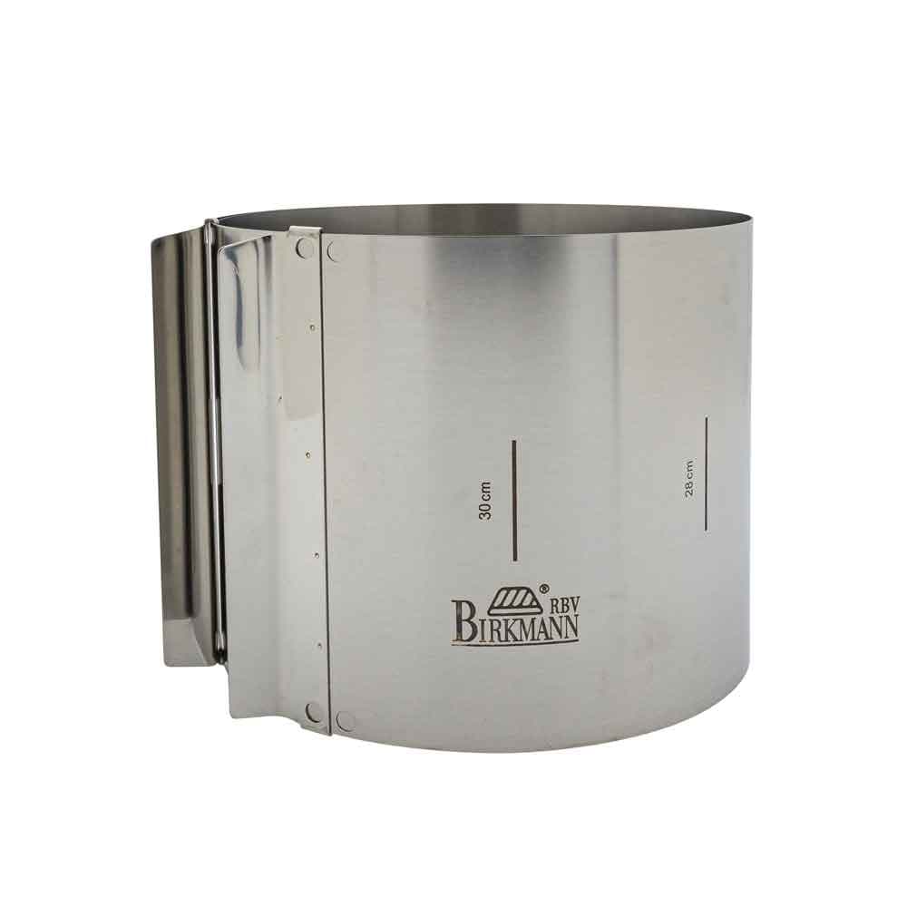 höjd 15 cm, Birkmann Easy Baking tårtring, justerbar Ø 18–30 cm