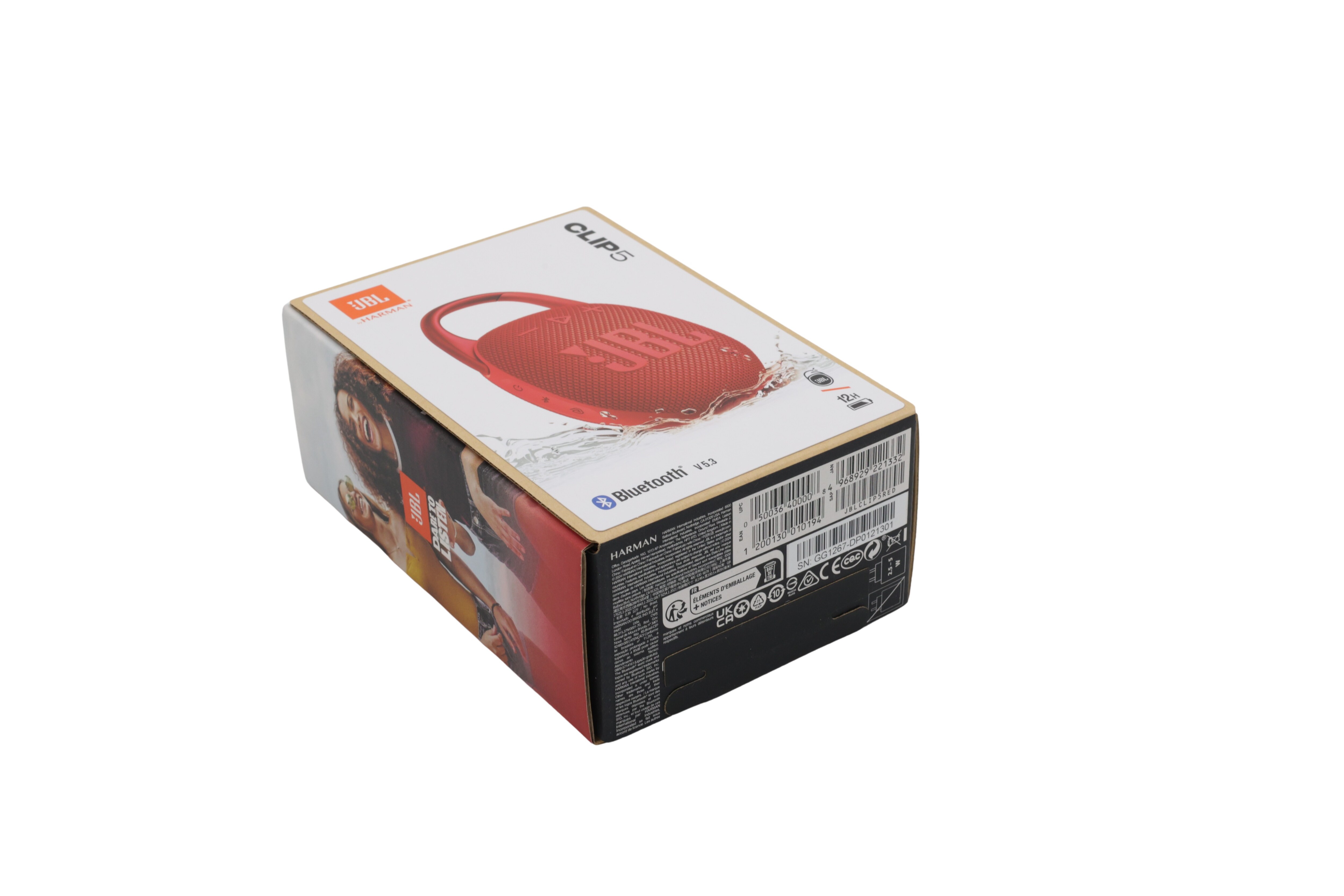 JBL Clip 5 bärbar Bluetooth-högtalare