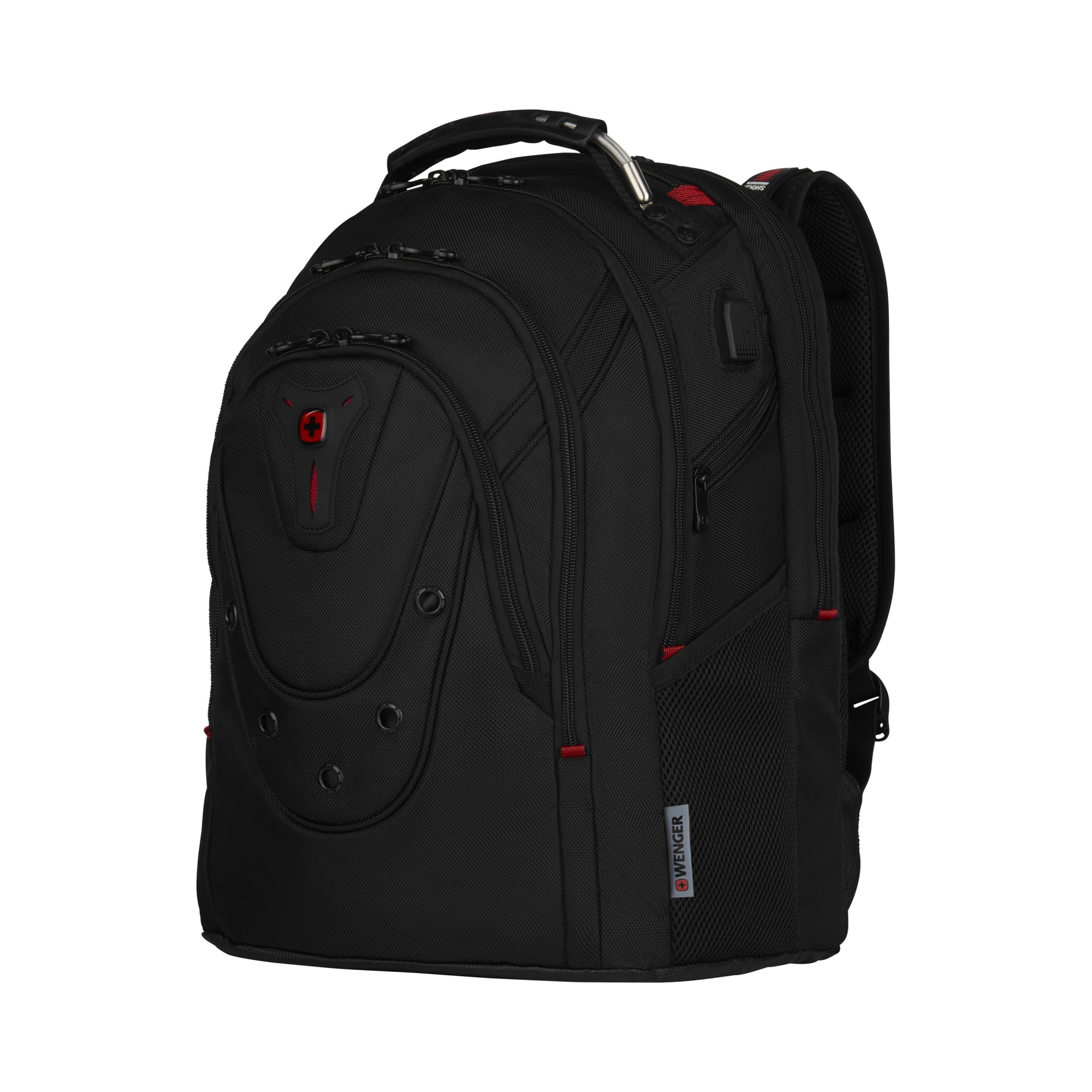 Wenger Ibex Ballistic Deluxe laptopryggsäck för 14–16 tum med tabletfack – svart