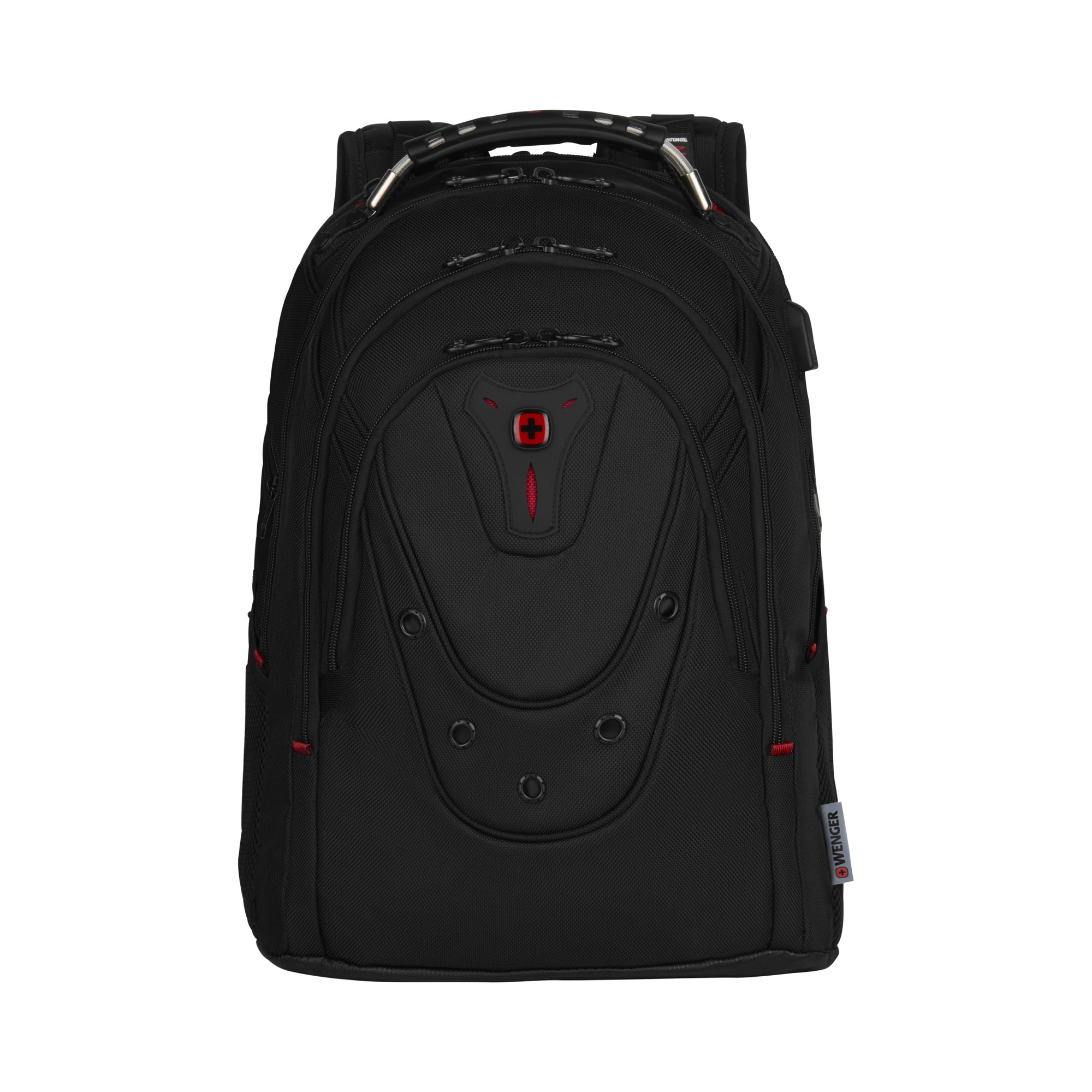 Wenger Ibex Ballistic Deluxe laptopryggsäck för 14–16 tum med tabletfack – svart
