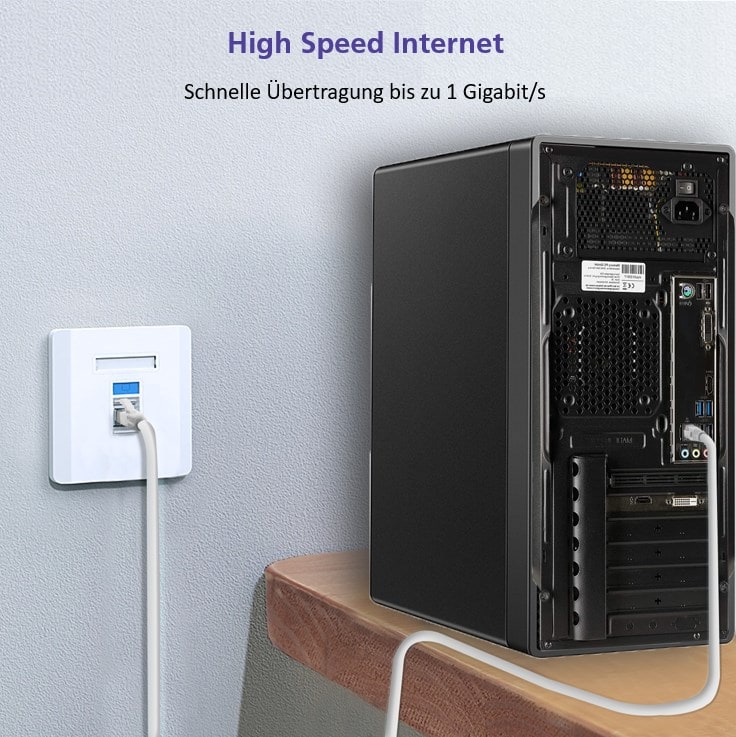 helos Cat.5e patchkabel SF/UTP AWG 26 10, 0 m