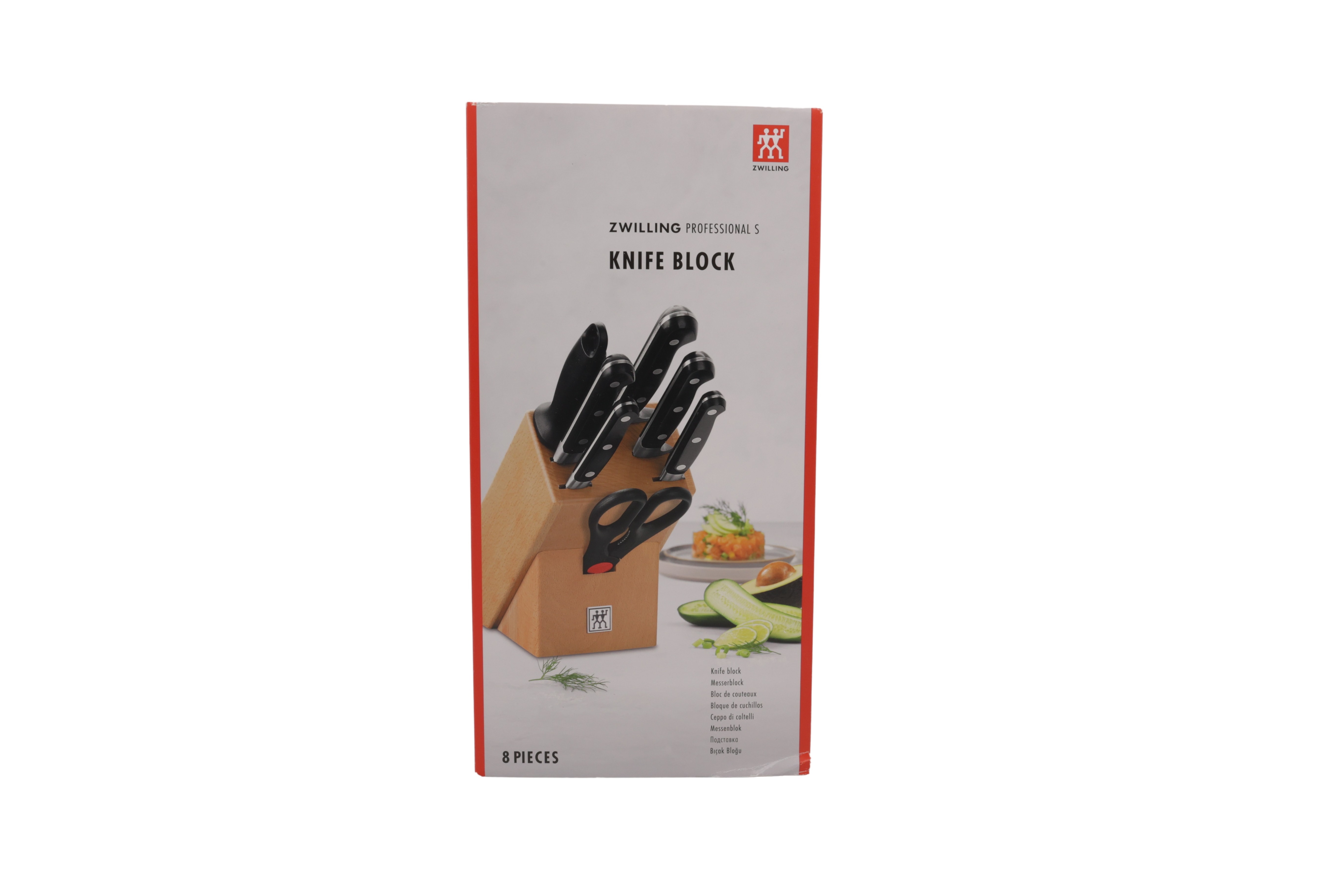 Zwilling Professional S Messerblock, 8 delar