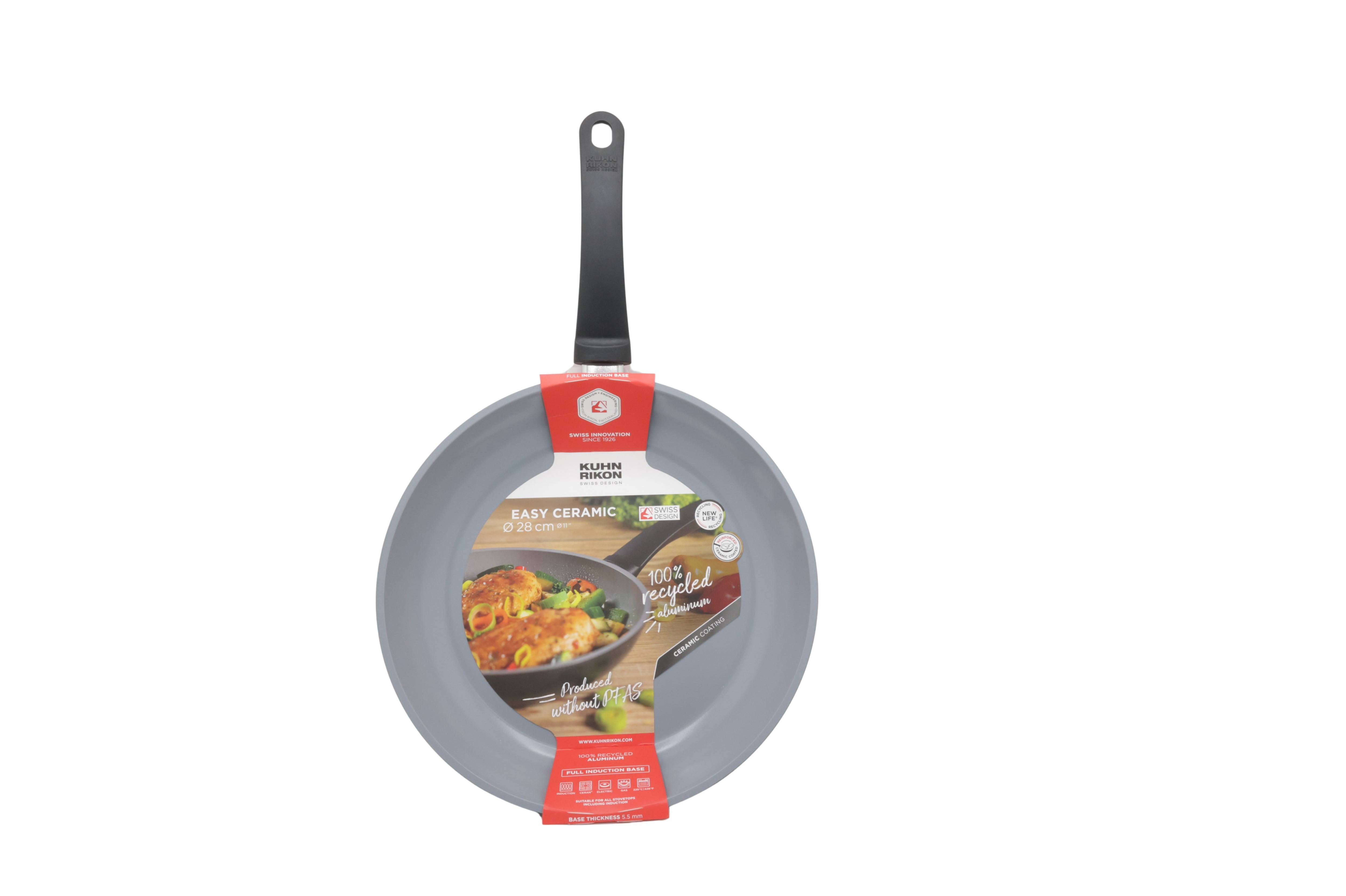 Kuhn Rikon EASY CERAMIC stegepande, Ø 28 cm