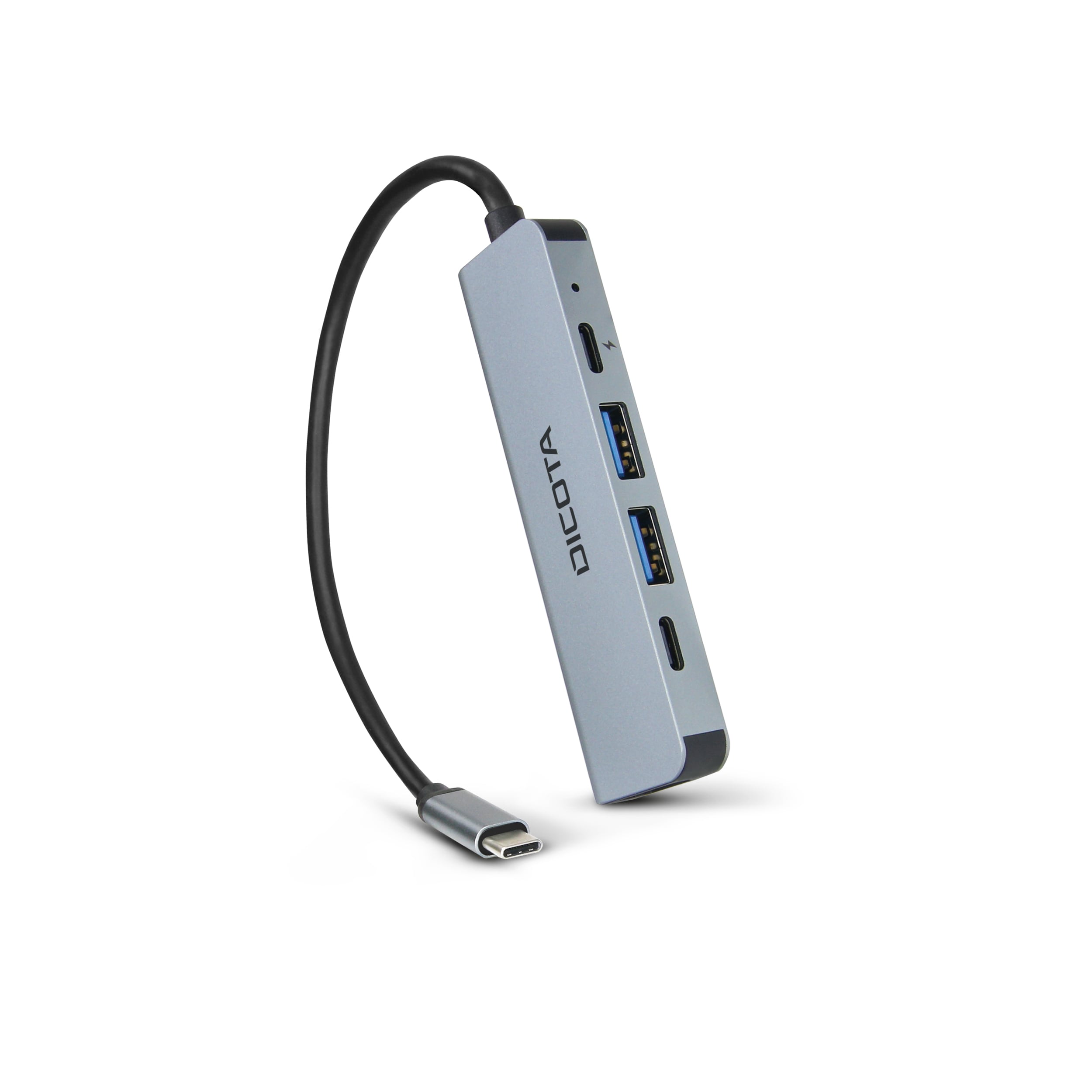 Dicota USB-C 5-i-1 videohubb 4K med PD 100 W
