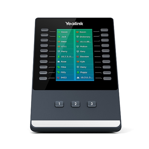 Yealink EXP50, LCD-färgknappsats med 20 knappar