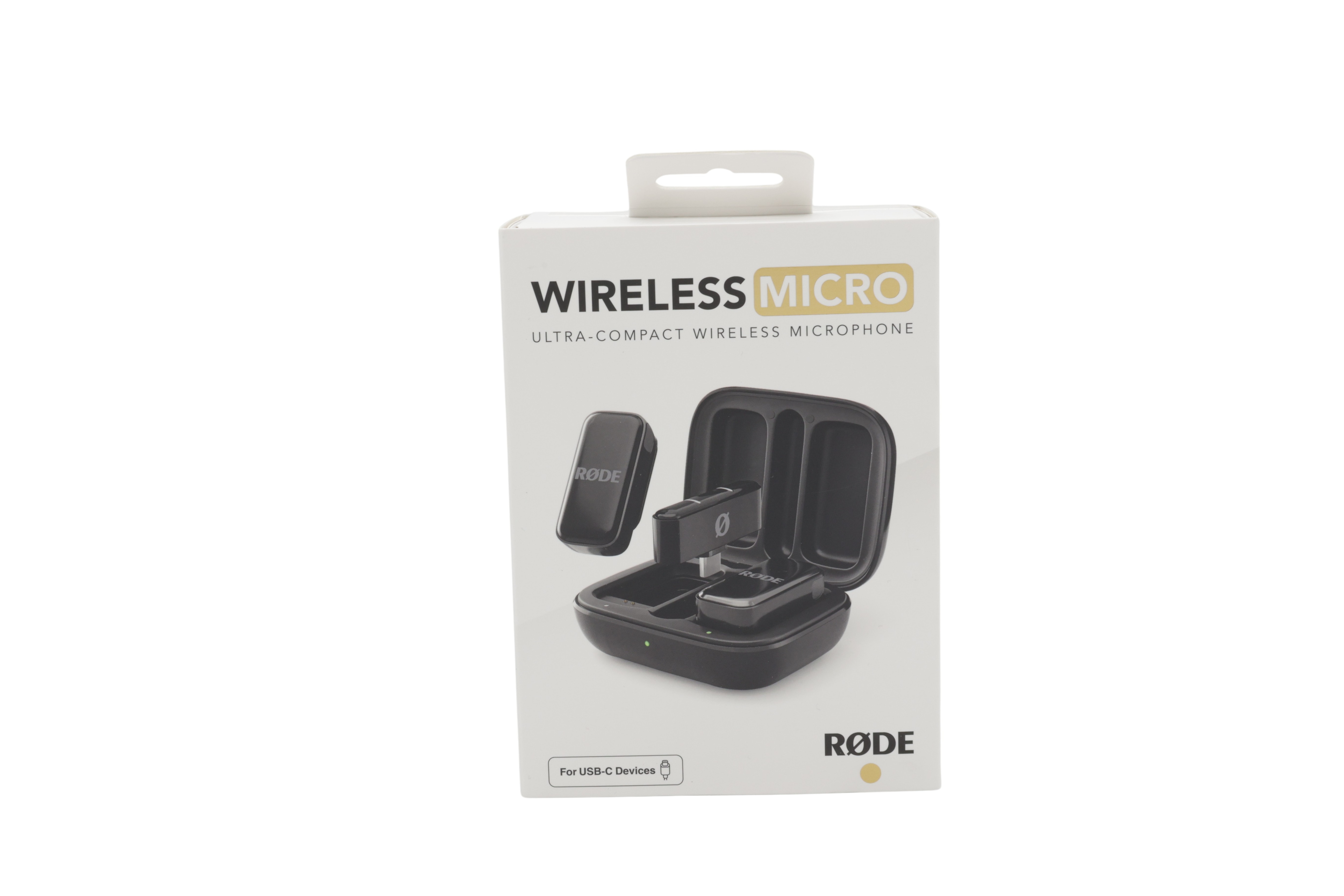 Rode WIMICROC trådlöst mikrofonsystem med två mikrofoner och laddetui USB-C, svart