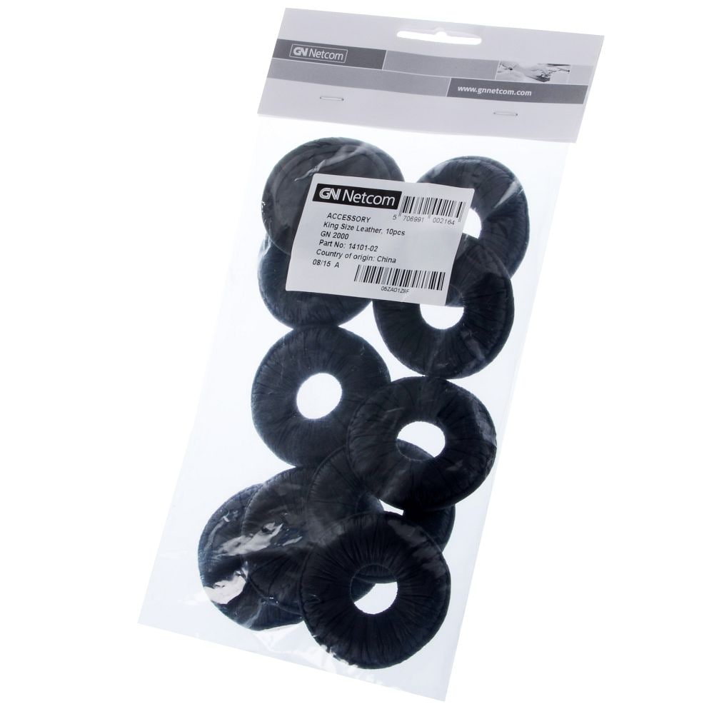 Jabra öronkuddar i konstläder för GN1900/2000 och BIZ 1500 (10 st)