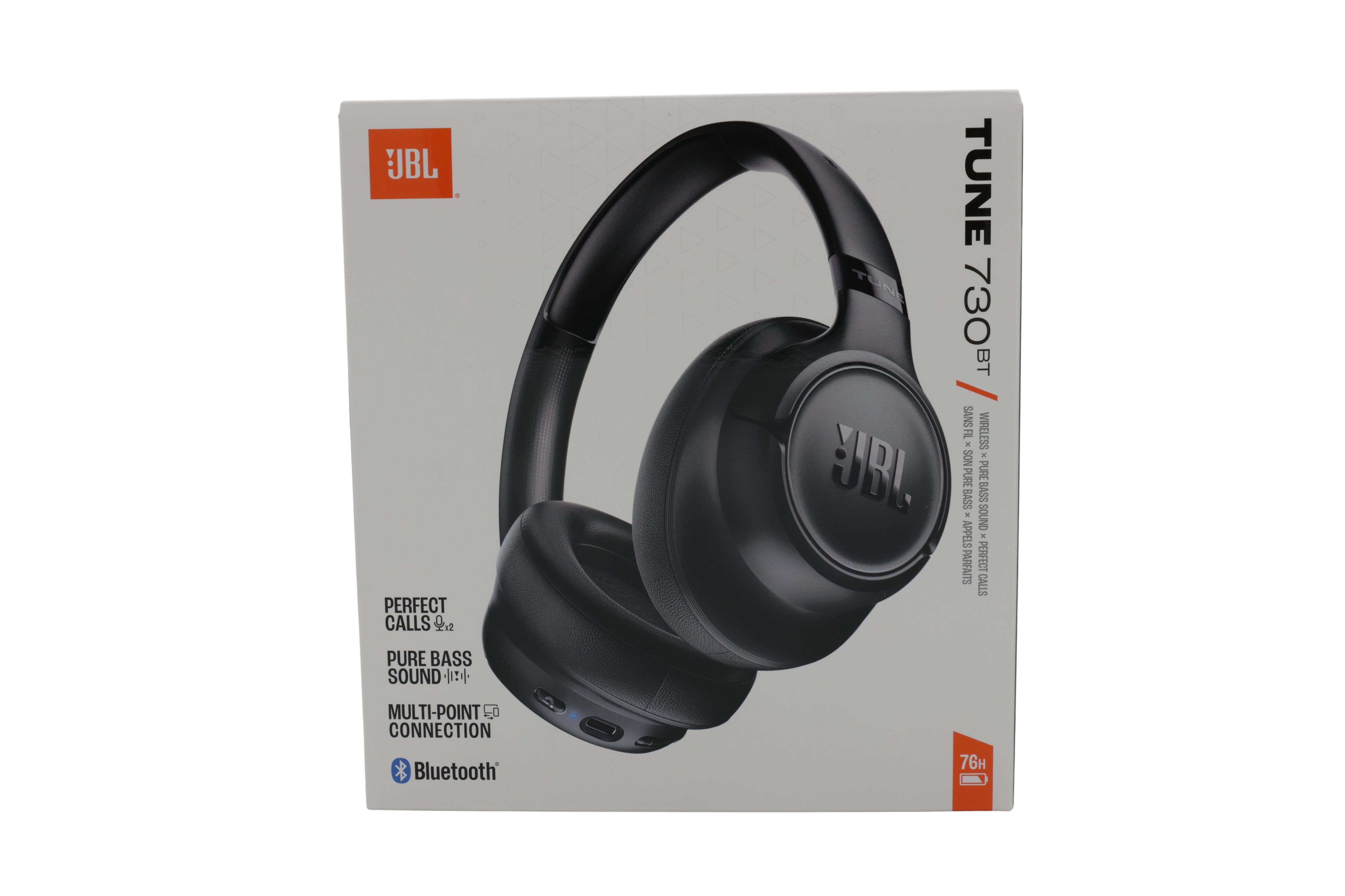 JBL Tune 730BT Over-Ear-hörlurar, svart