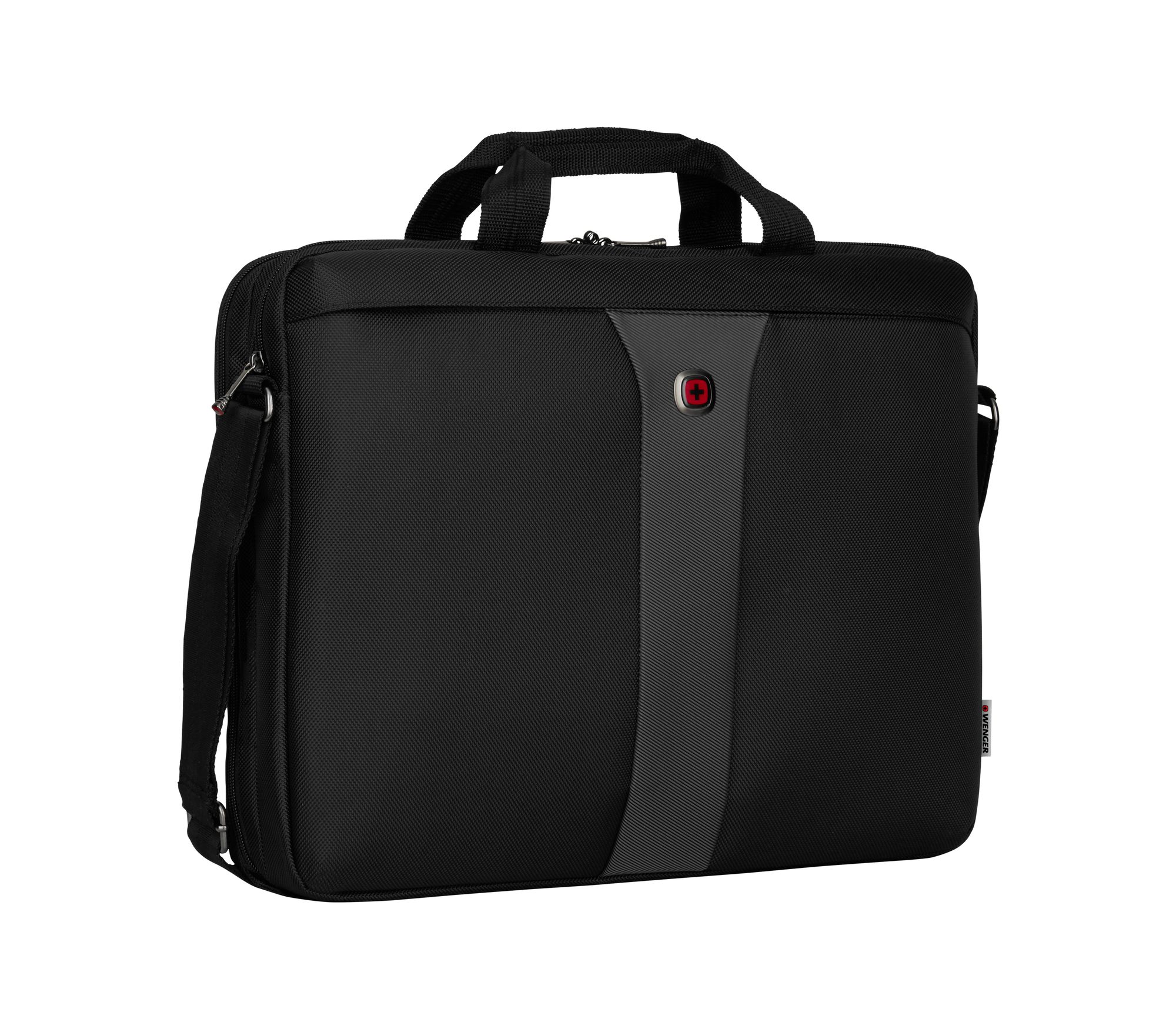 Wenger Legacy 17 – slimmad laptopväska för 17 tum – svart