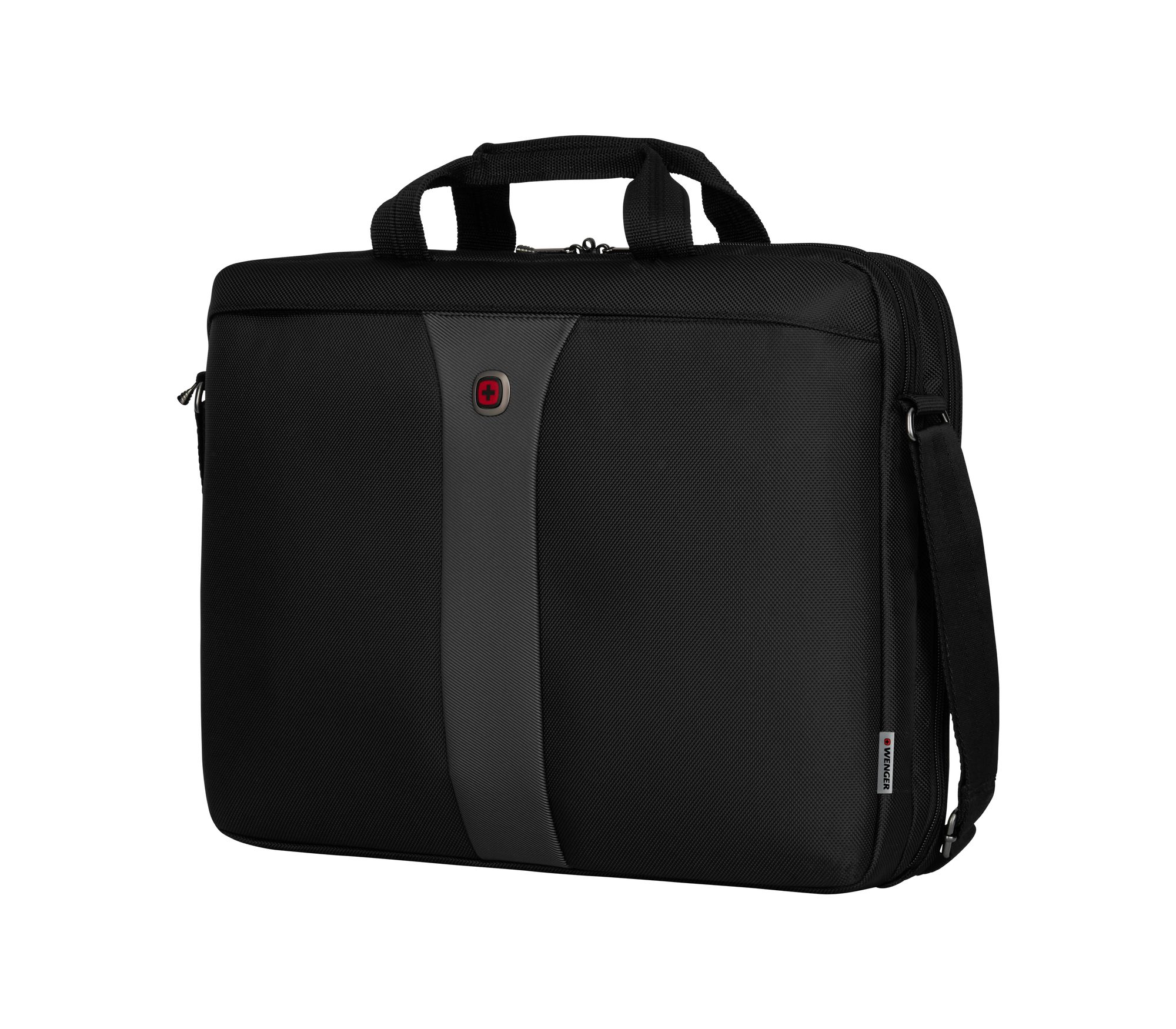 Wenger Legacy 17 – slimmad laptopväska för 17 tum – svart