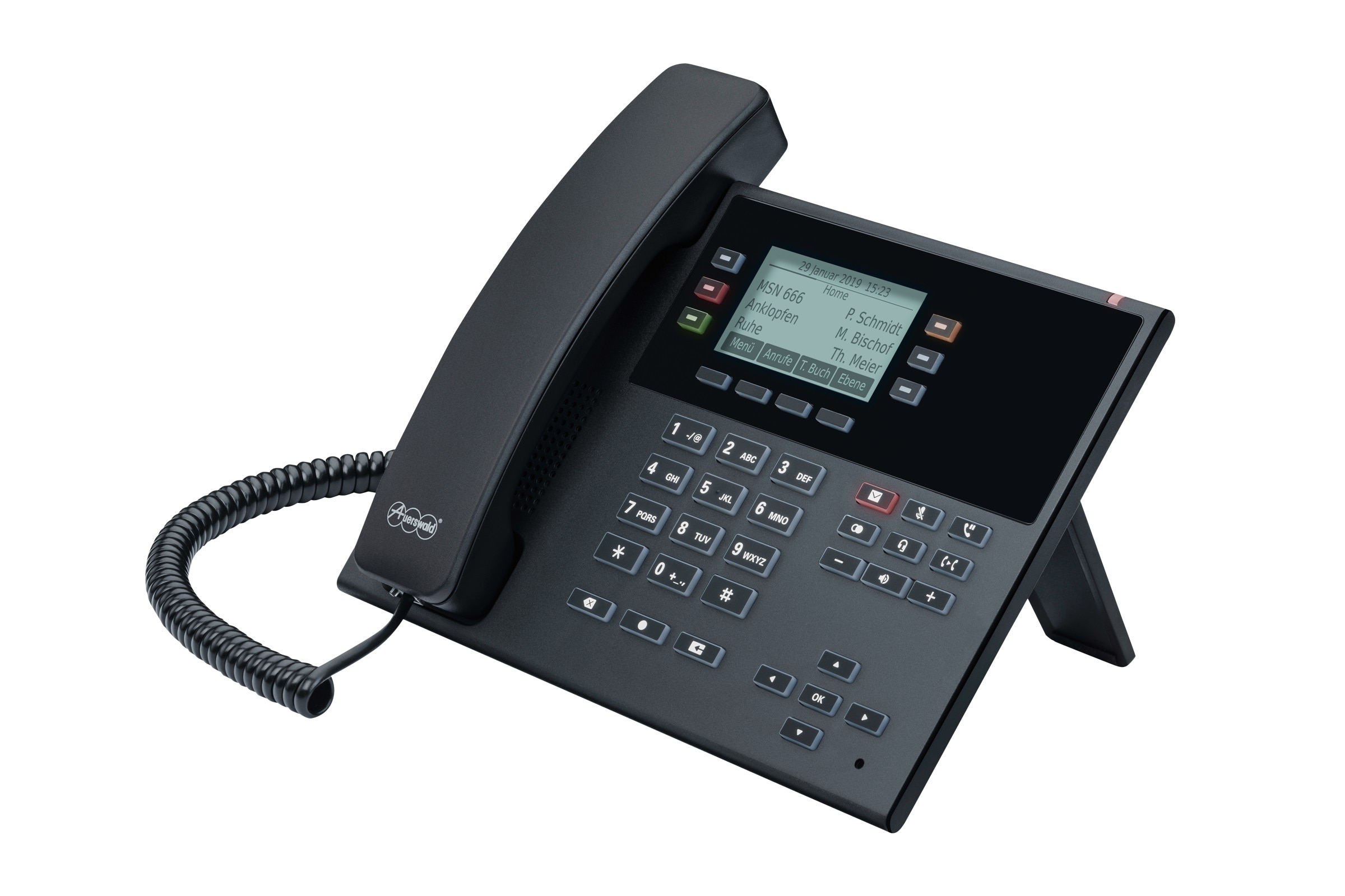 Auerswald COMfortel D-110 SIP-telefon utan utbyggnadsalternativ