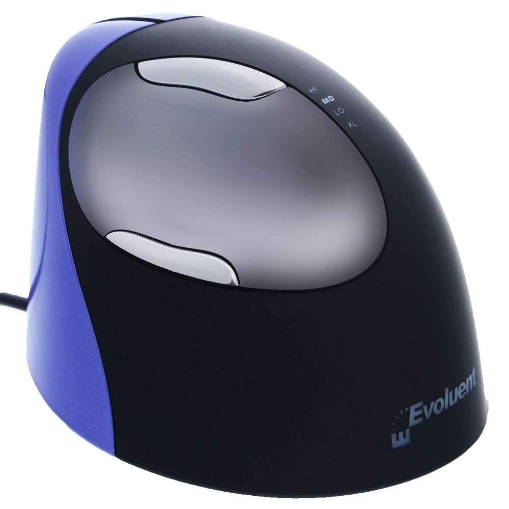 Evoluent VM4S ergonomisk vertikal liten USB-mus för högerhand